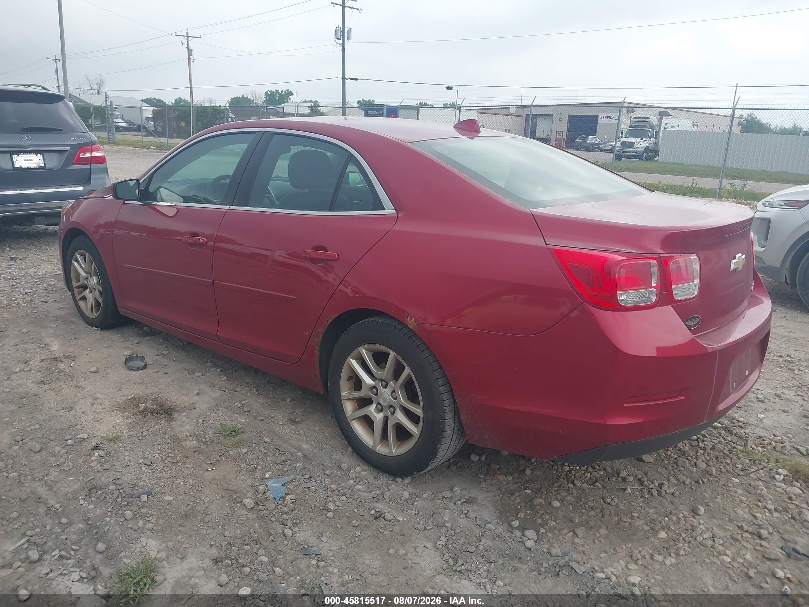 2014 Chevrolet Malibu 1lt Red vin: 1G11C5SL3EF157454