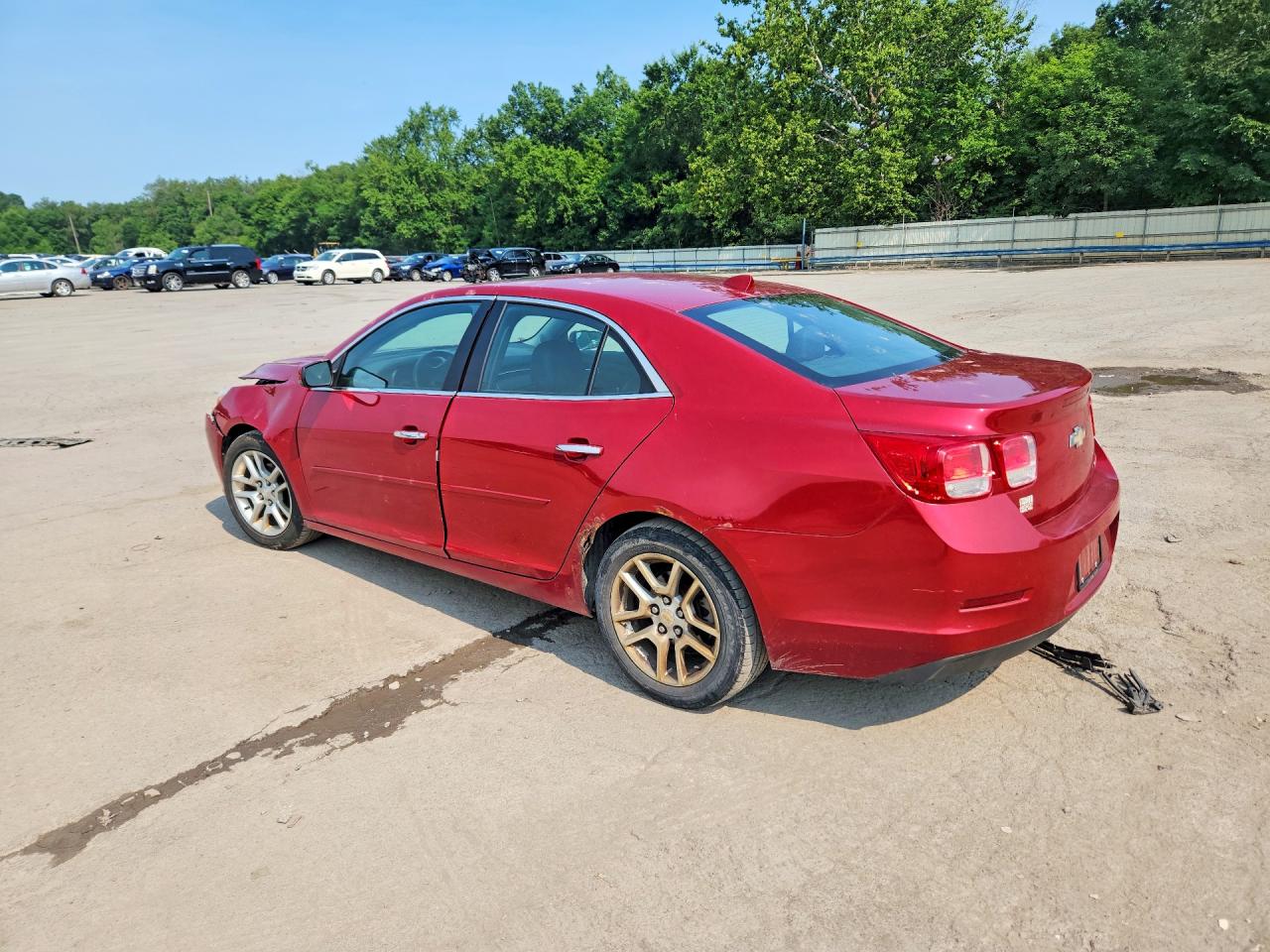 2014 Chevrolet Malibu 1lt Burgundy vin: 1G11C5SL3EF157468