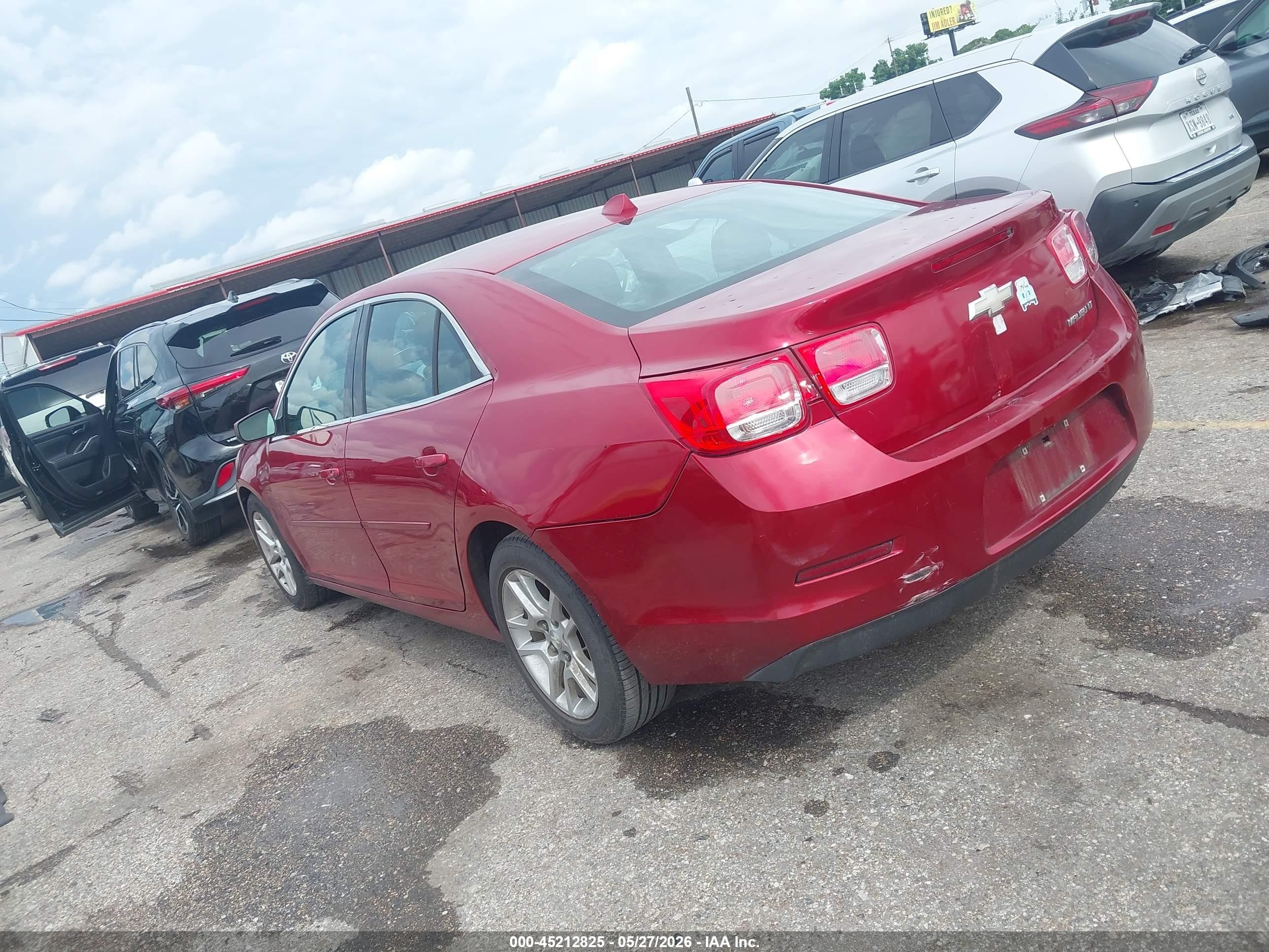 2014 Chevrolet Malibu 1lt Maroon vin: 1G11C5SL3EF163559