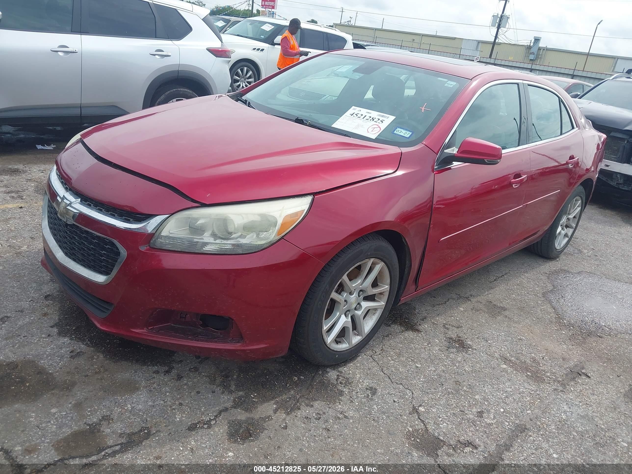 2014 Chevrolet Malibu 1lt Maroon vin: 1G11C5SL3EF163559