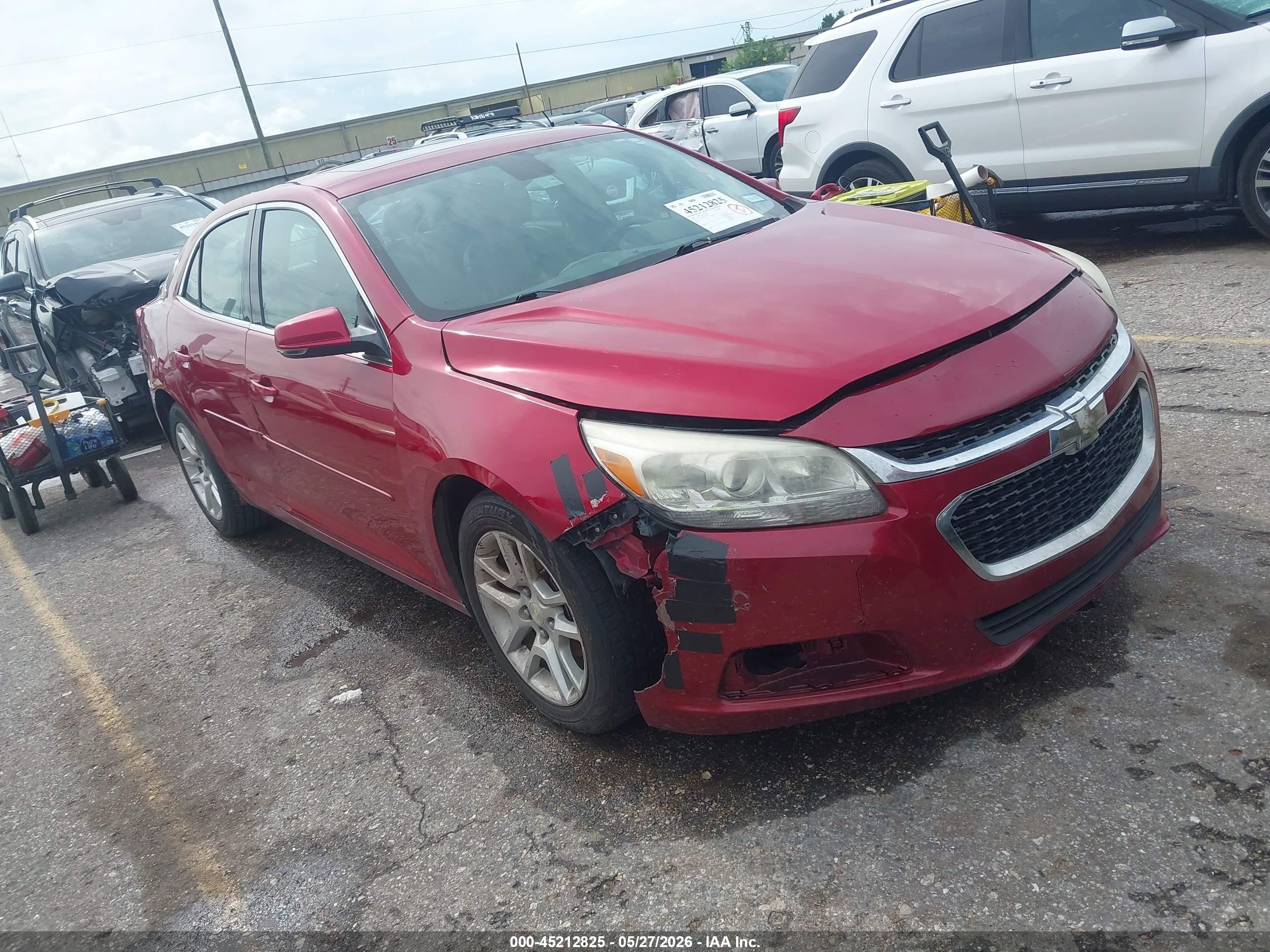 2014 Chevrolet Malibu 1lt Maroon vin: 1G11C5SL3EF163559