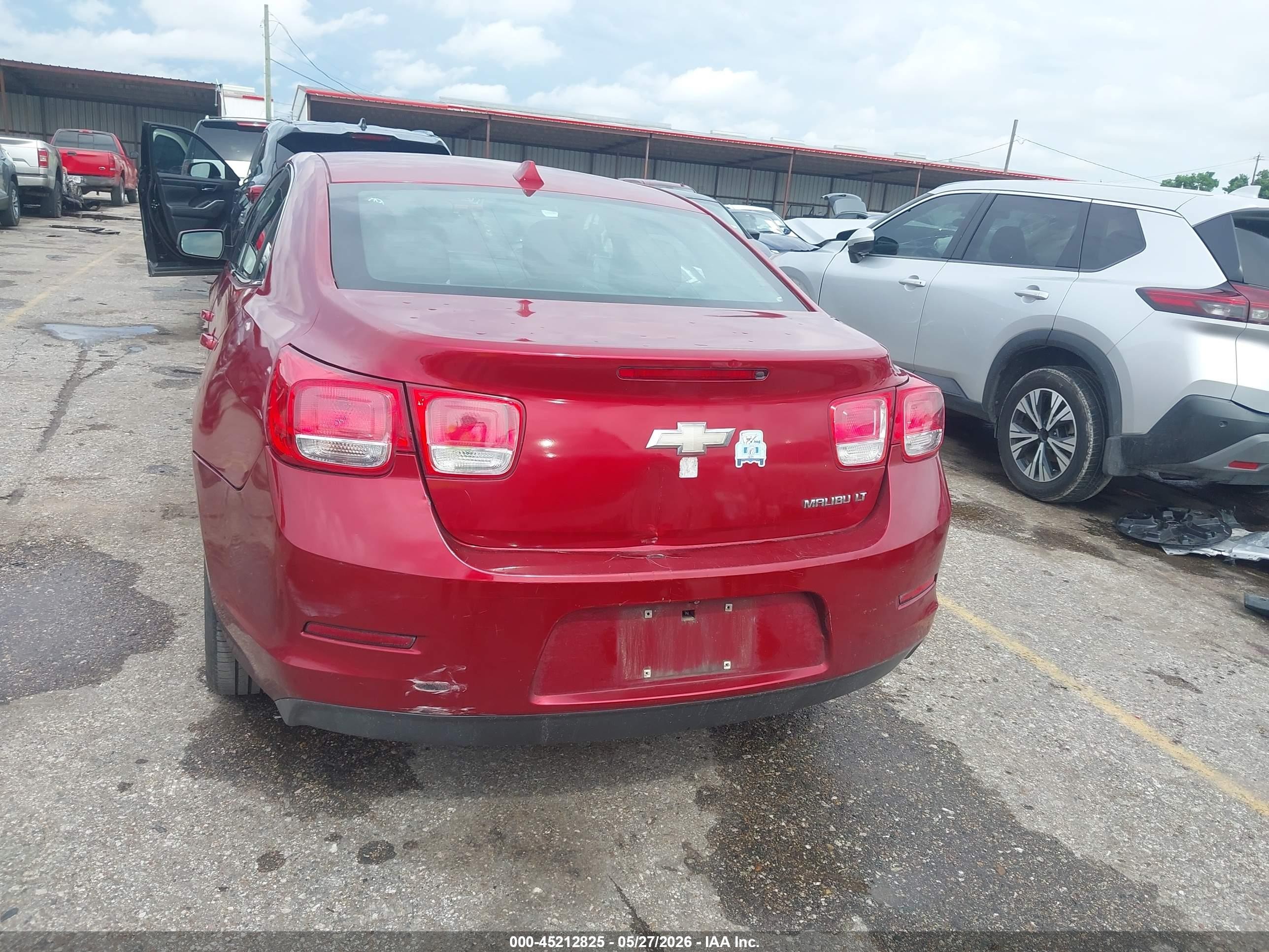 2014 Chevrolet Malibu 1lt Maroon vin: 1G11C5SL3EF163559
