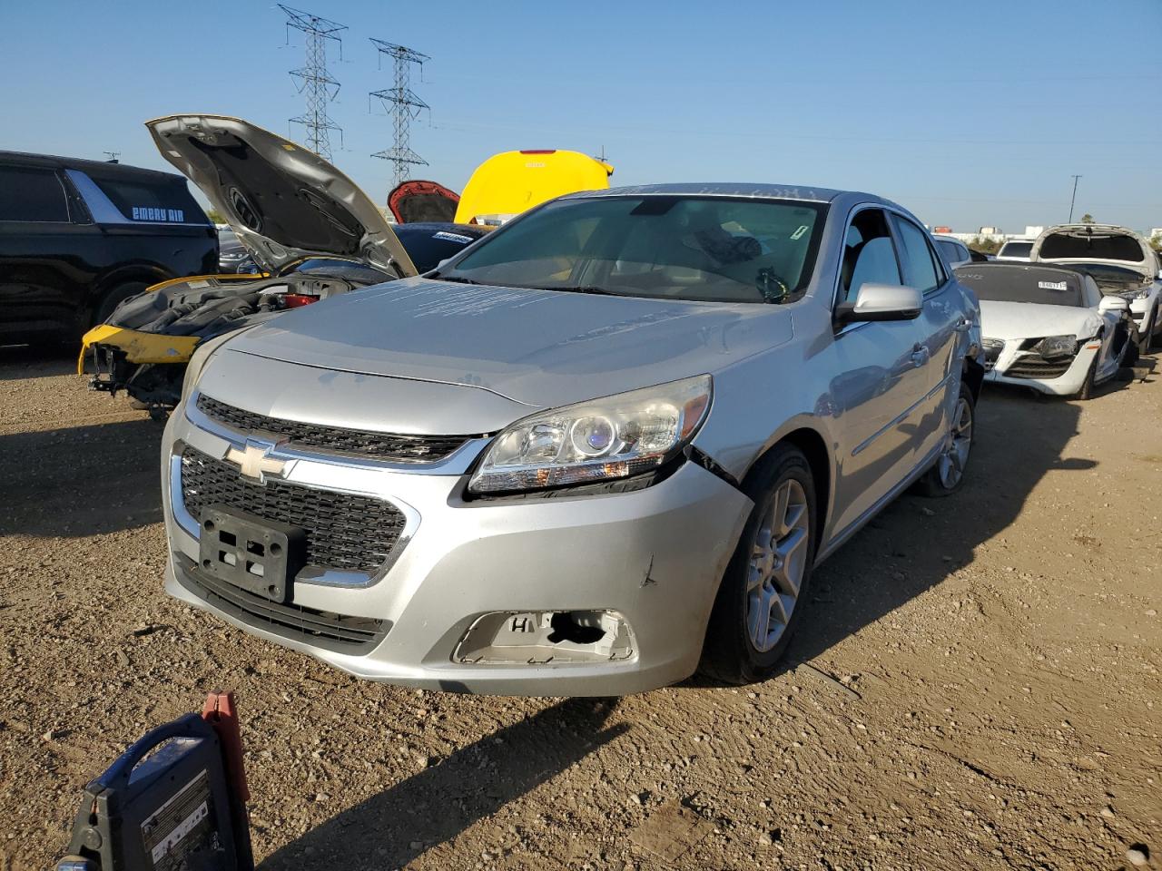 2014 Chevrolet Malibu 1lt Silver vin: 1G11C5SL3EF180409