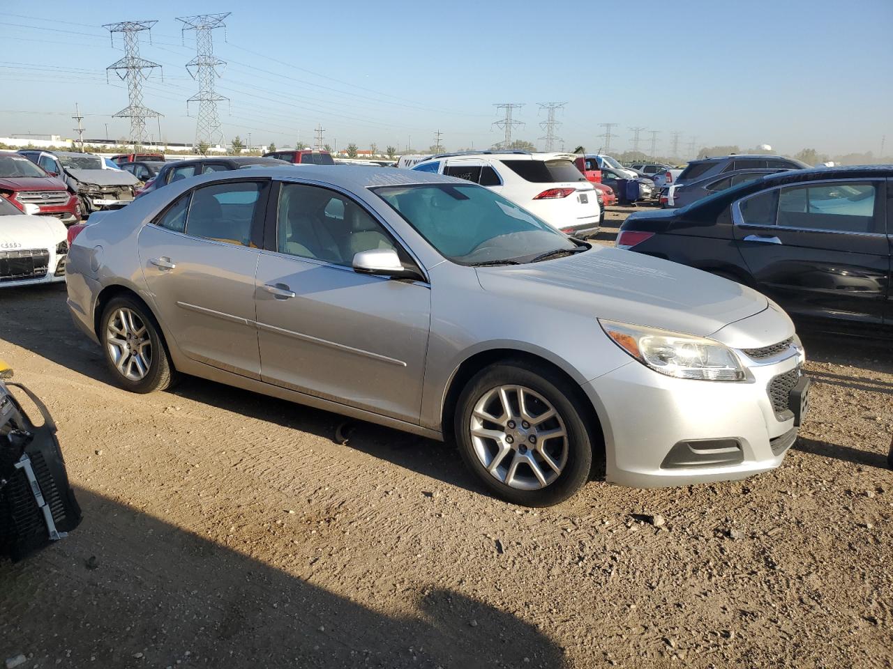 2014 Chevrolet Malibu 1lt Silver vin: 1G11C5SL3EF180409