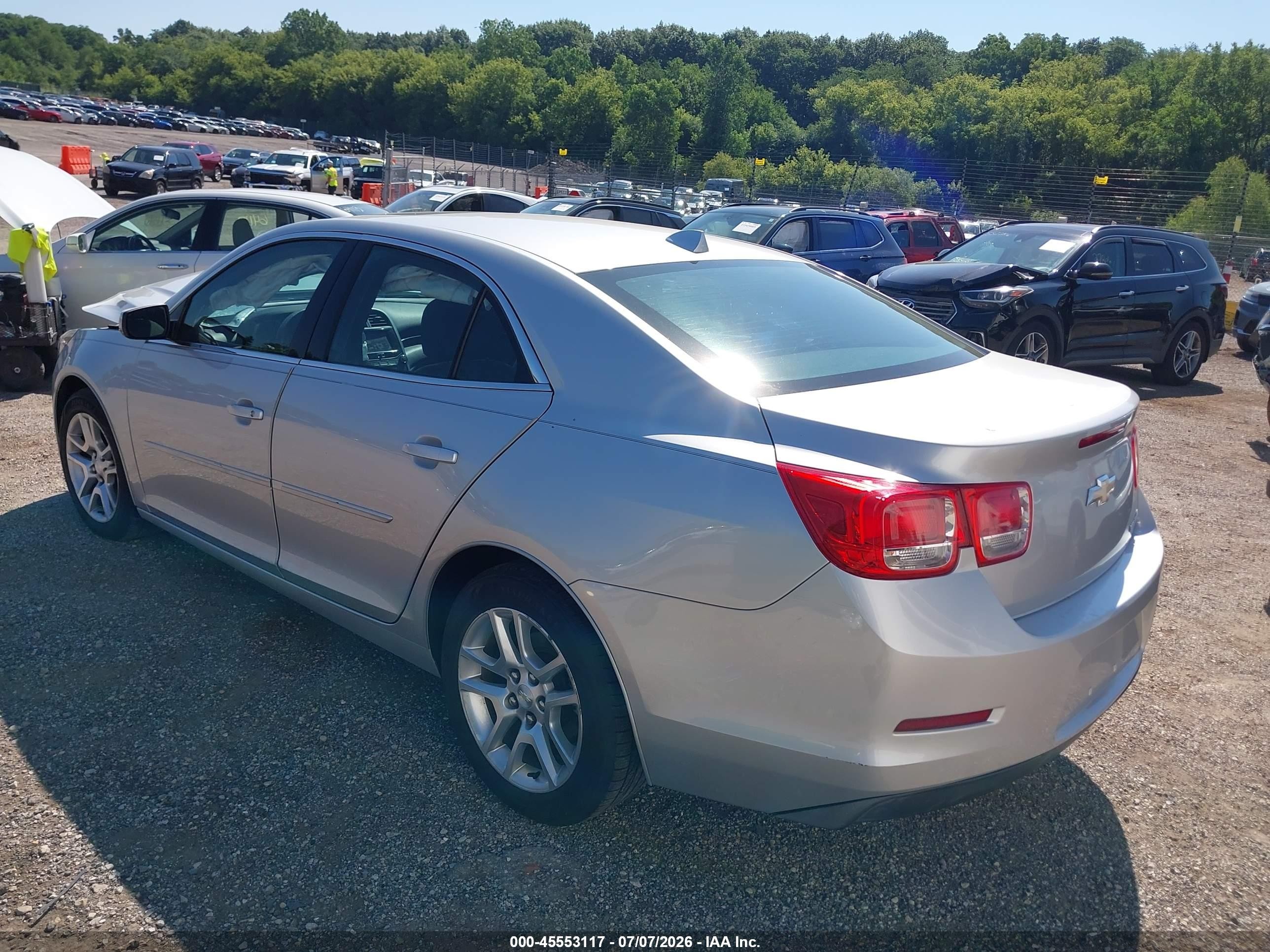 2014 Chevrolet Malibu 1lt Серебряный vin: 1G11C5SL3EF187666