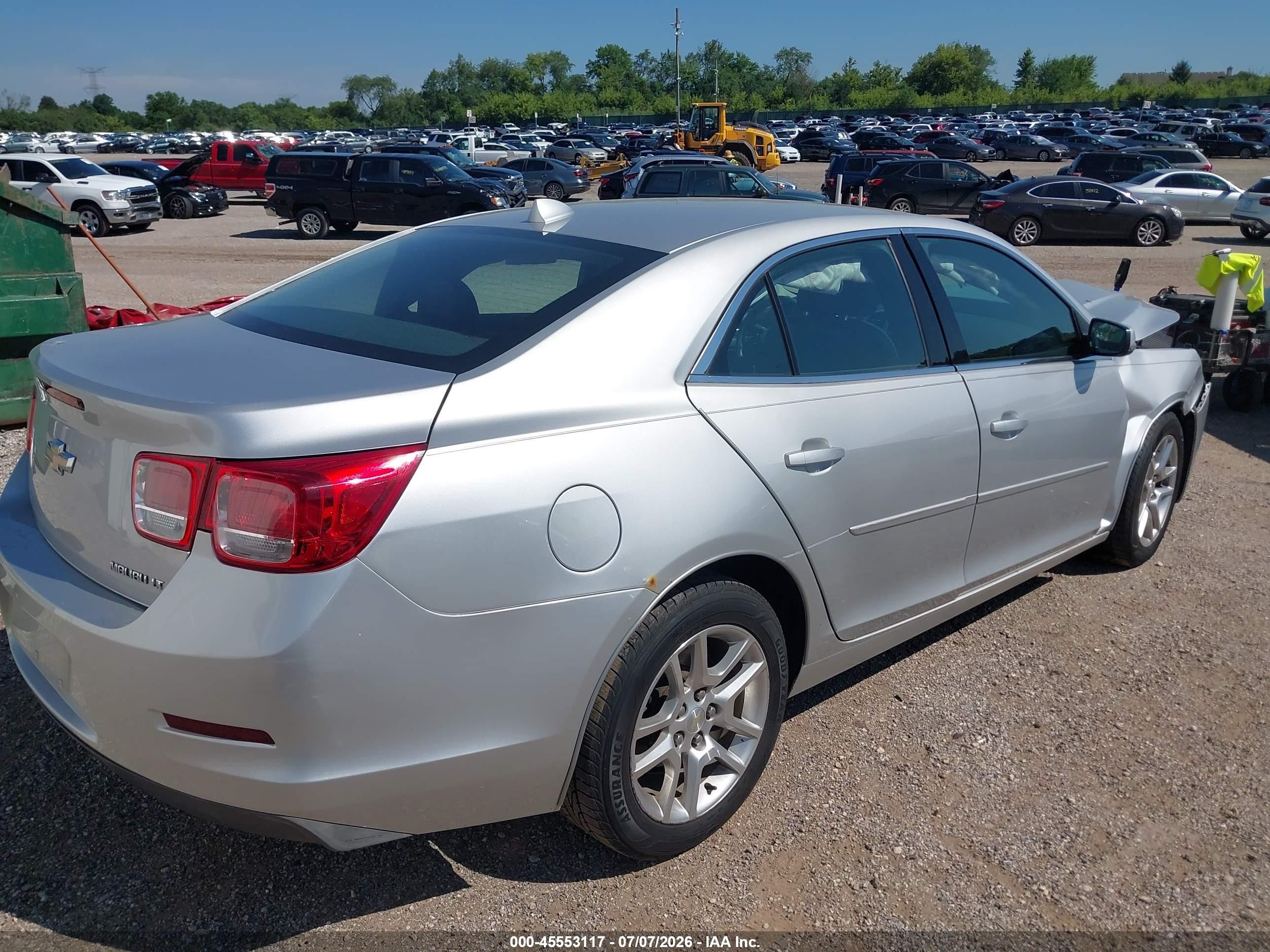 2014 Chevrolet Malibu 1lt Серебряный vin: 1G11C5SL3EF187666