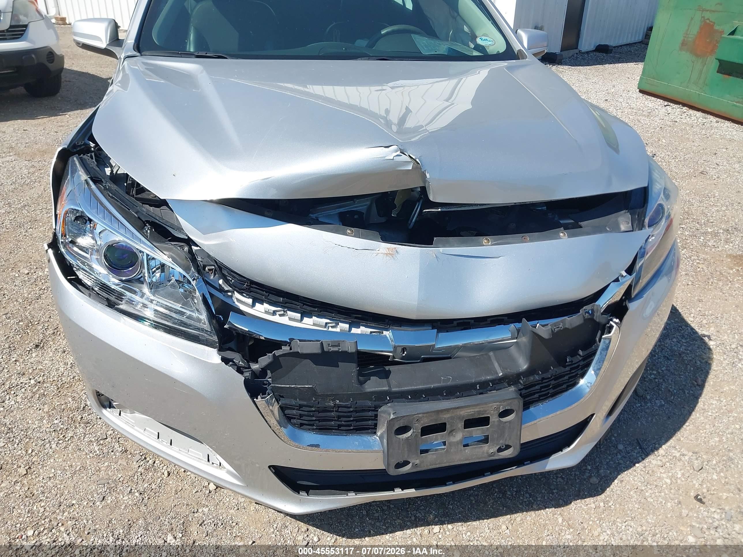 2014 Chevrolet Malibu 1lt Серебряный vin: 1G11C5SL3EF187666