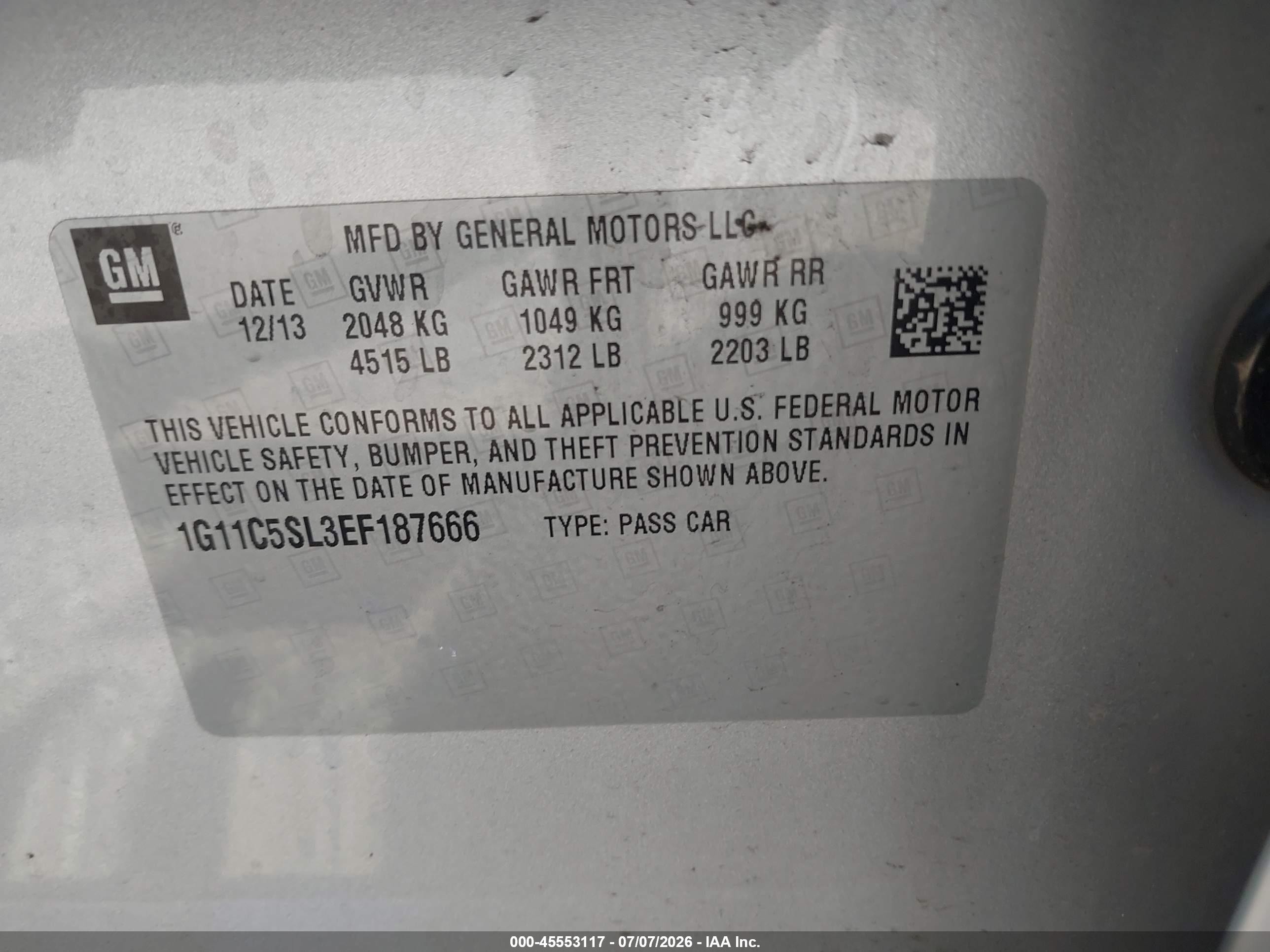 2014 Chevrolet Malibu 1lt Серебряный vin: 1G11C5SL3EF187666