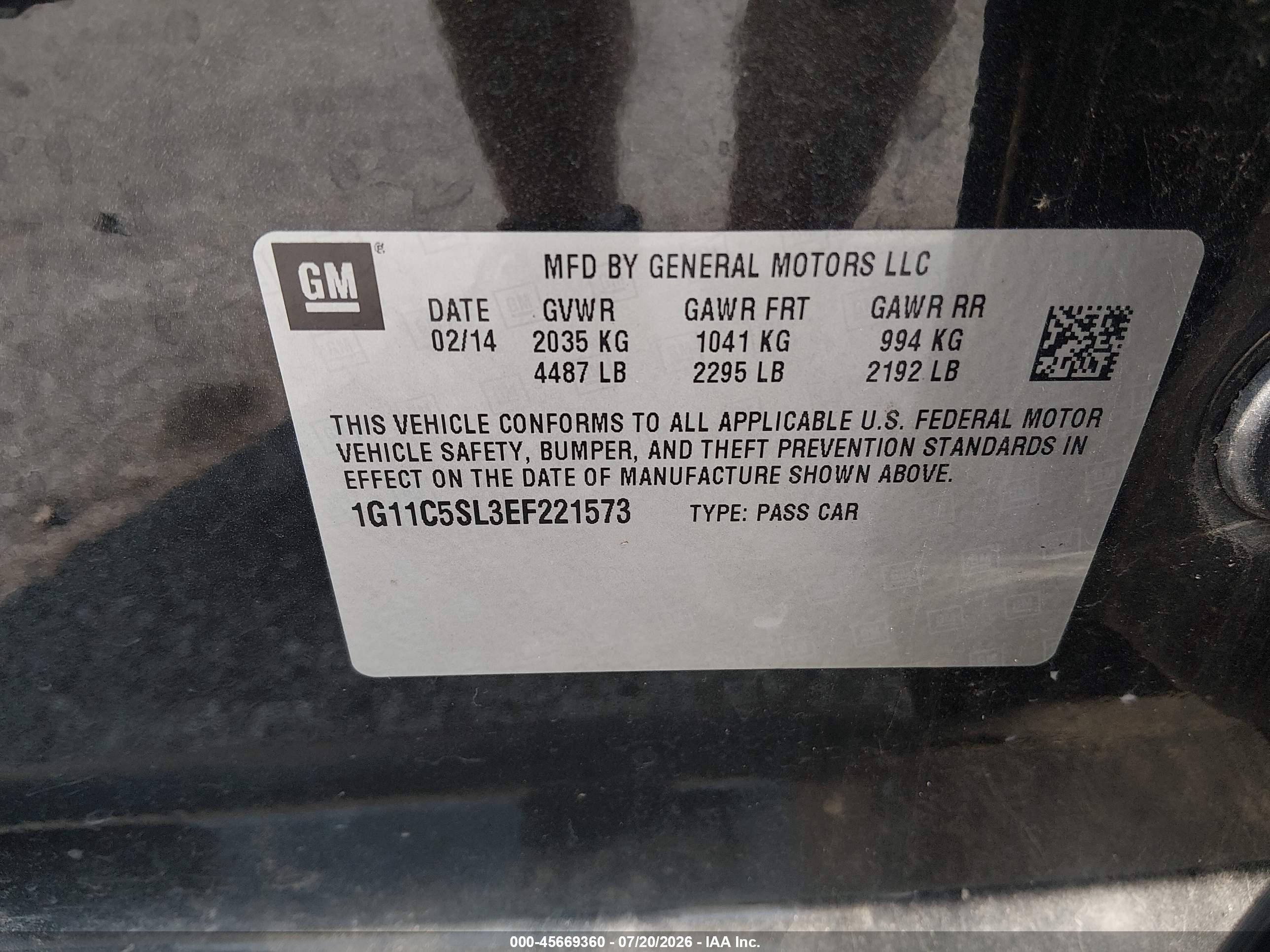 2014 Chevrolet Malibu 1lt Black vin: 1G11C5SL3EF221573