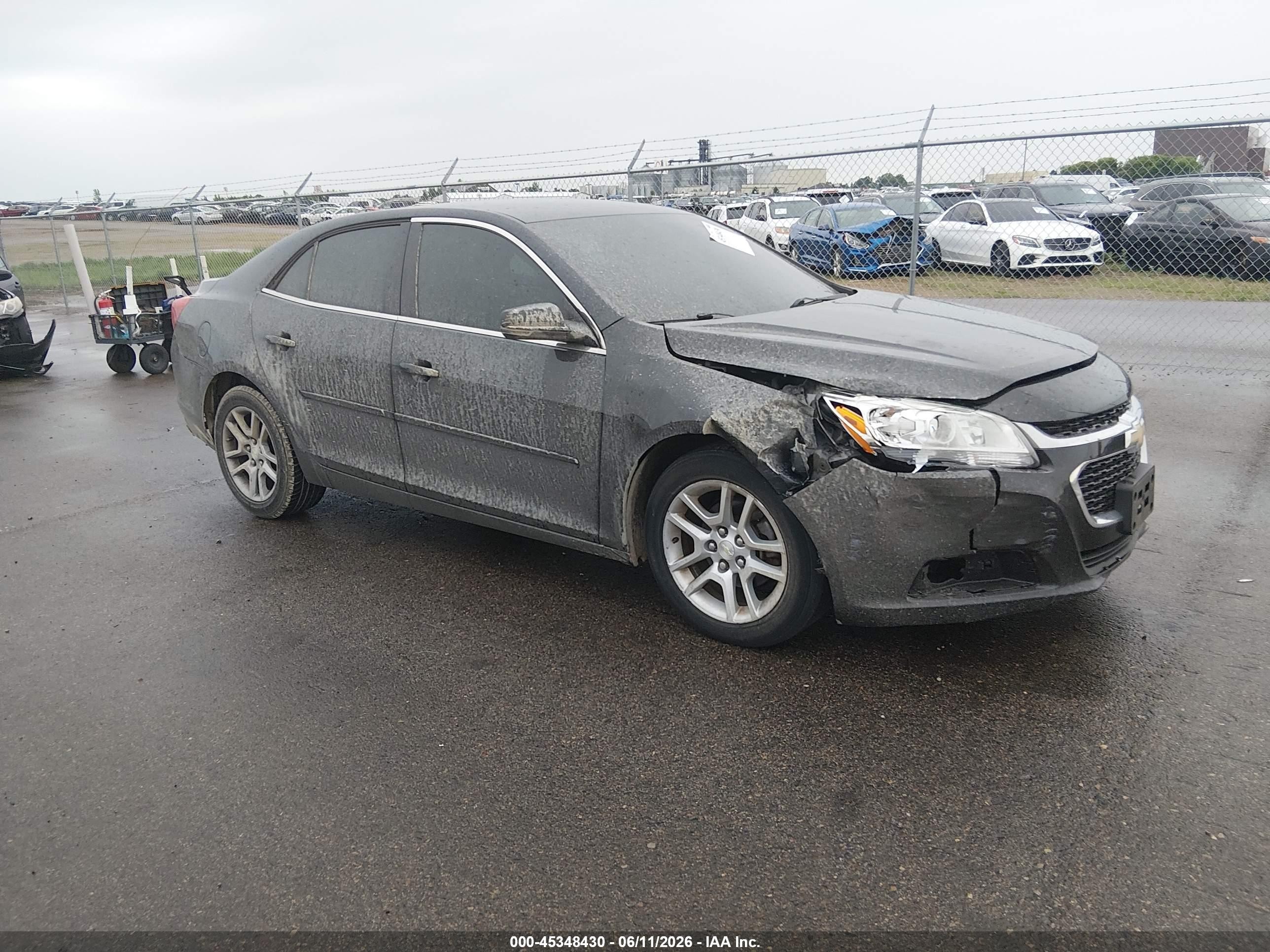 2014 Chevrolet Malibu 1lt Gray vin: 1G11C5SL3EF255819