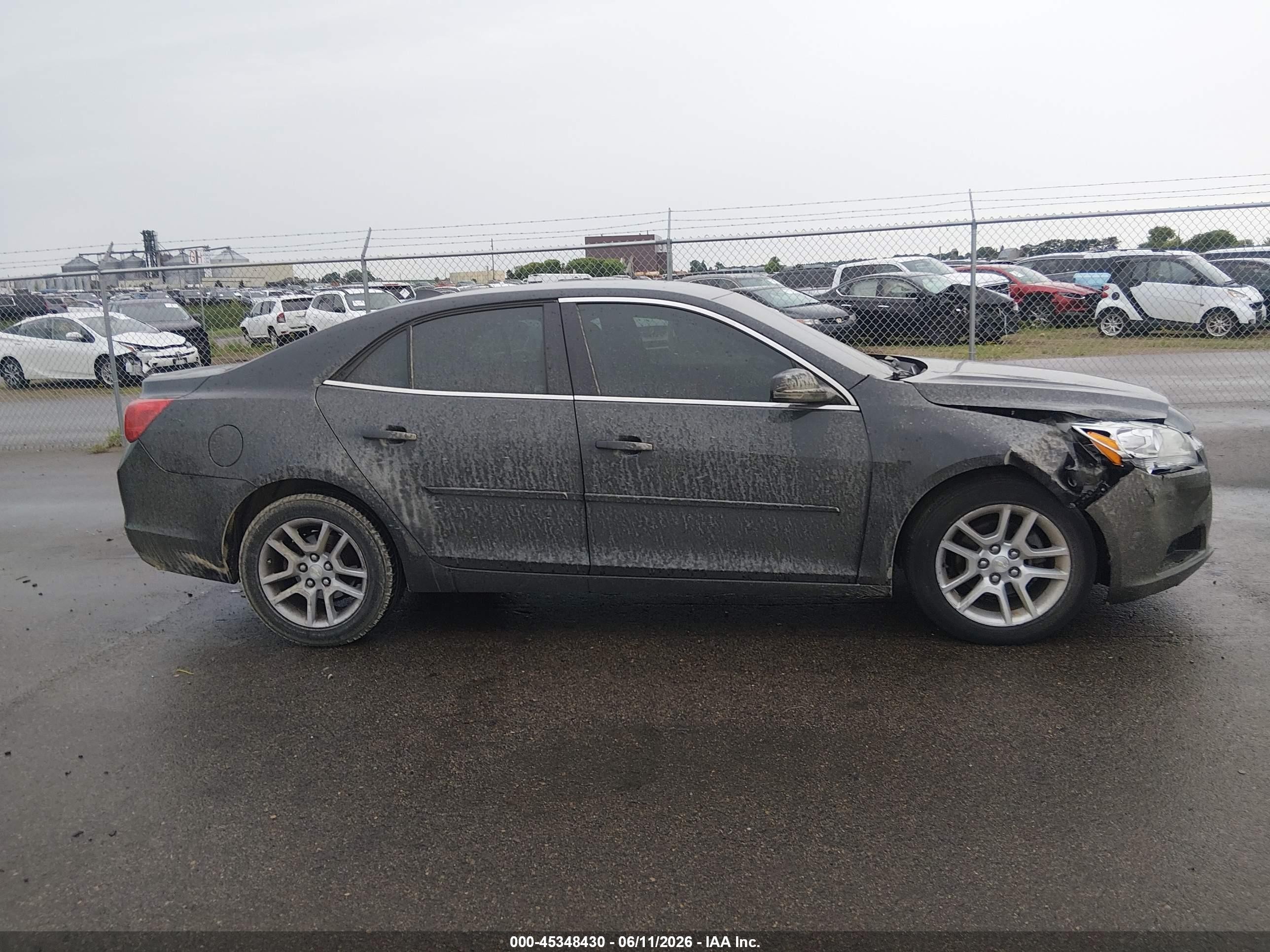 2014 Chevrolet Malibu 1lt Gray vin: 1G11C5SL3EF255819