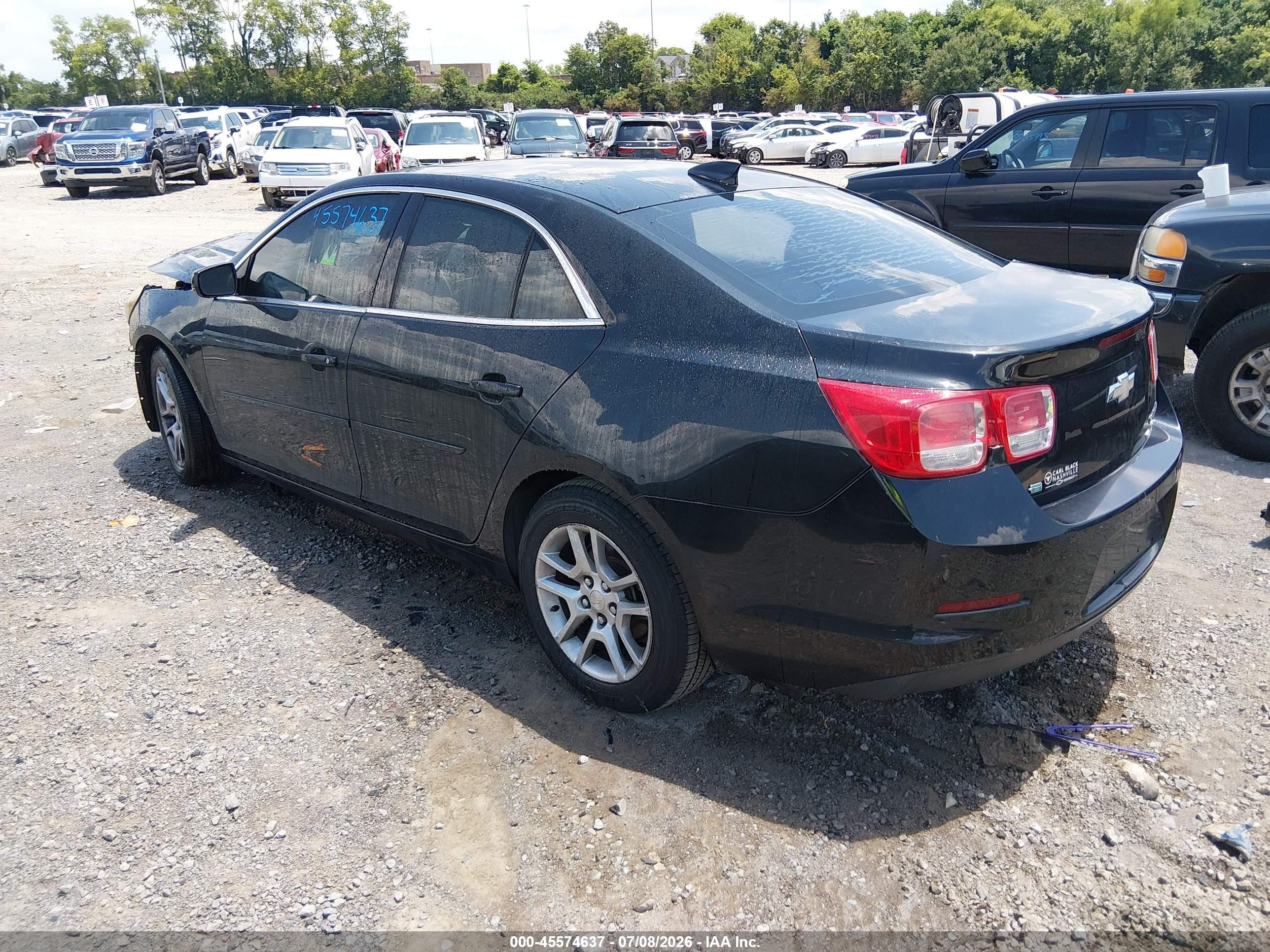 2015 Chevrolet Malibu 1lt Black vin: 1G11C5SL3FF107543
