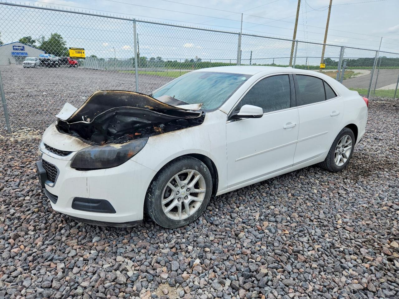 2015 Chevrolet Malibu 1lt White vin: 1G11C5SL3FF190987