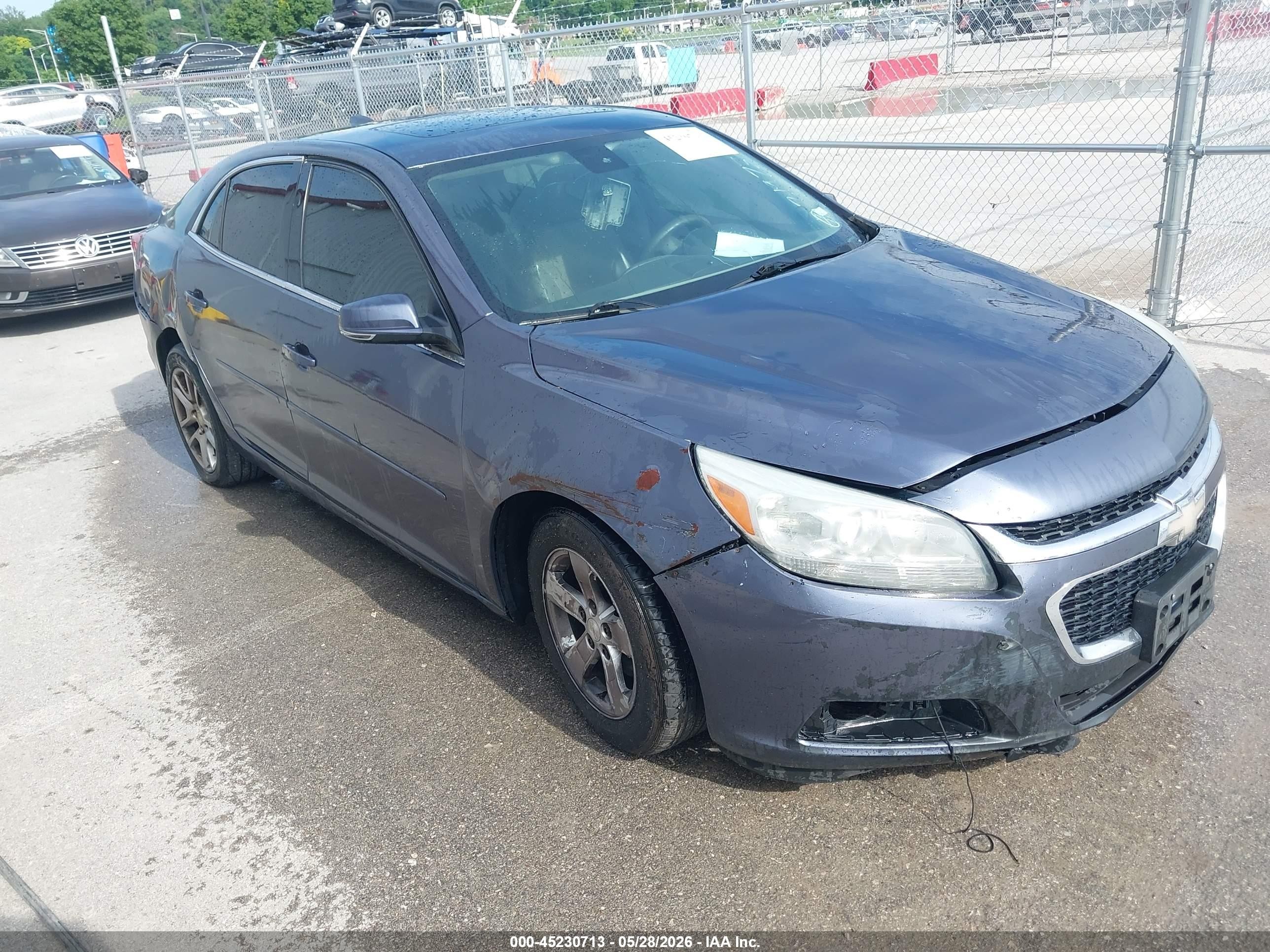 2015 Chevrolet Malibu 1lt Blue vin: 1G11C5SL3FF219730