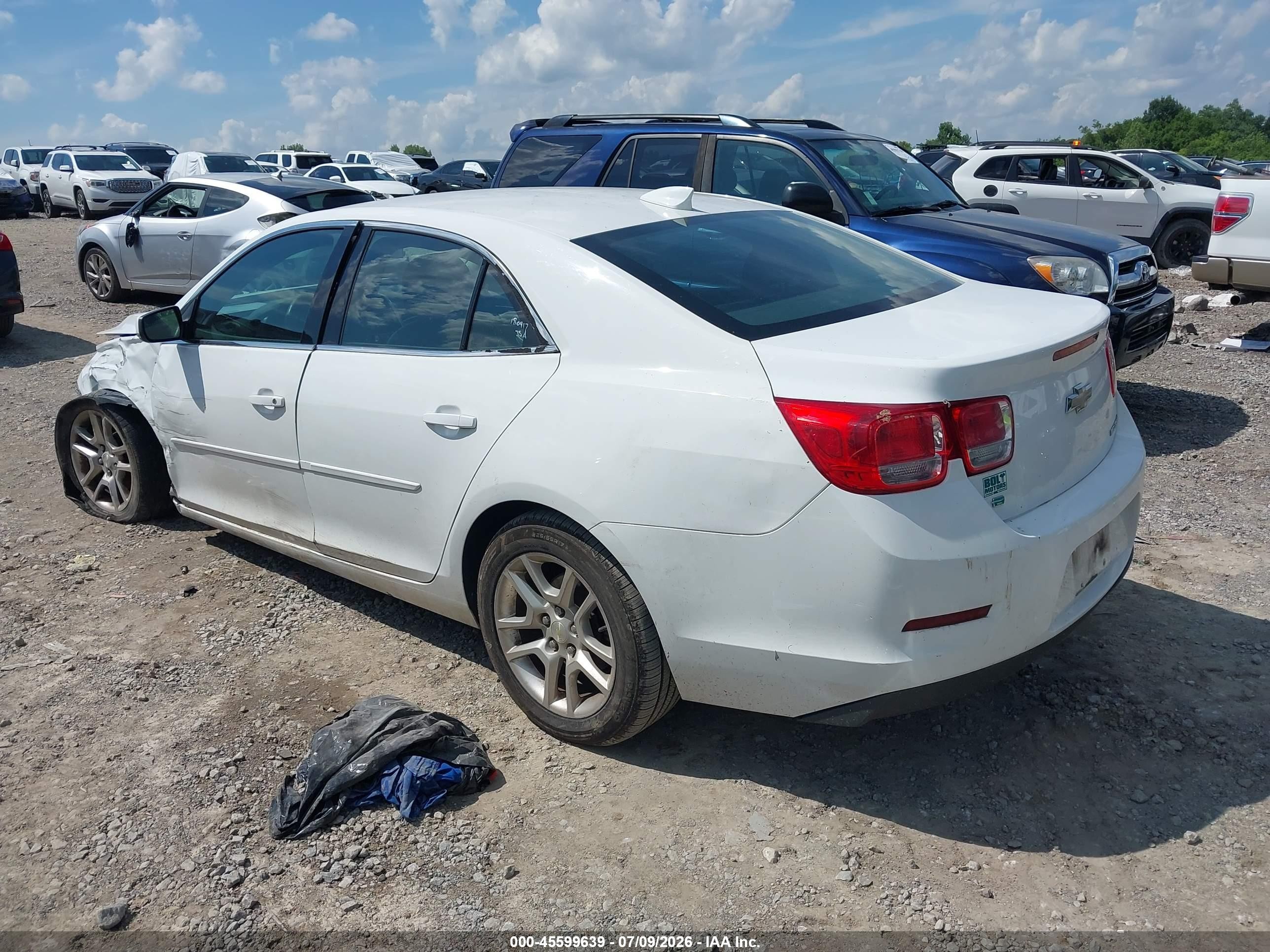2015 Chevrolet Malibu 1lt White vin: 1G11C5SL3FF272105