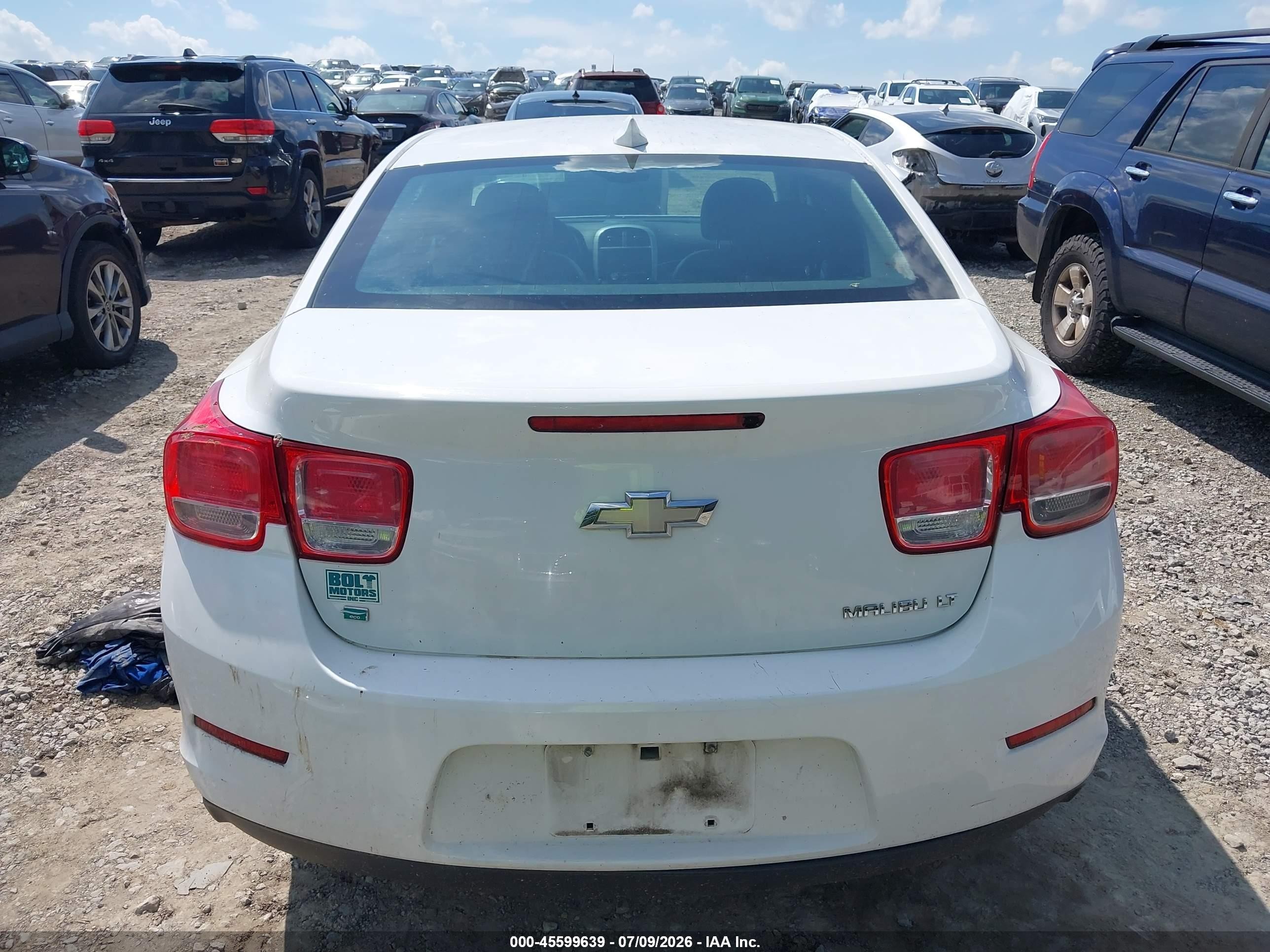 2015 Chevrolet Malibu 1lt White vin: 1G11C5SL3FF272105