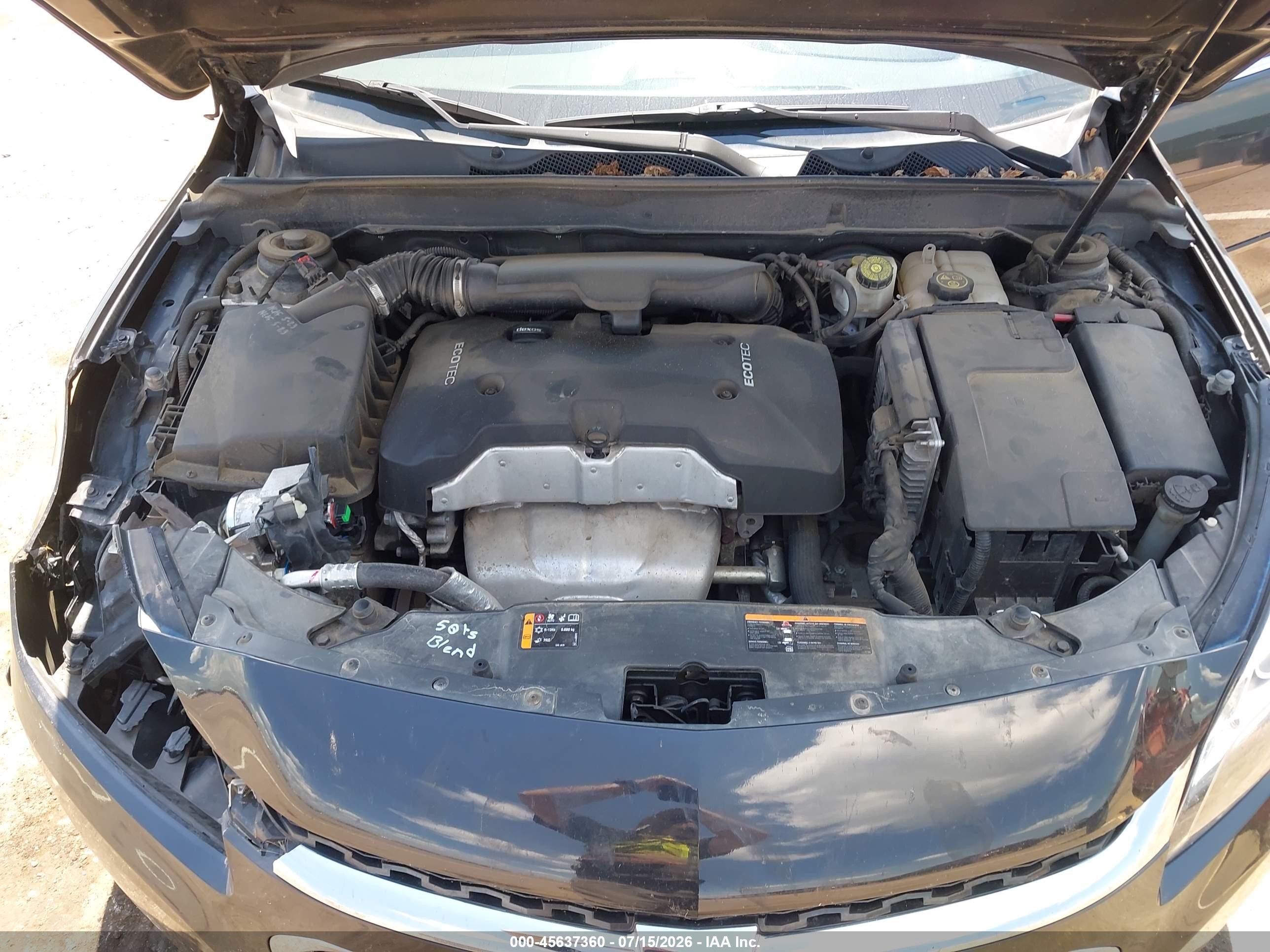 2015 Chevrolet Malibu 1lt Черный vin: 1G11C5SL3FF315972