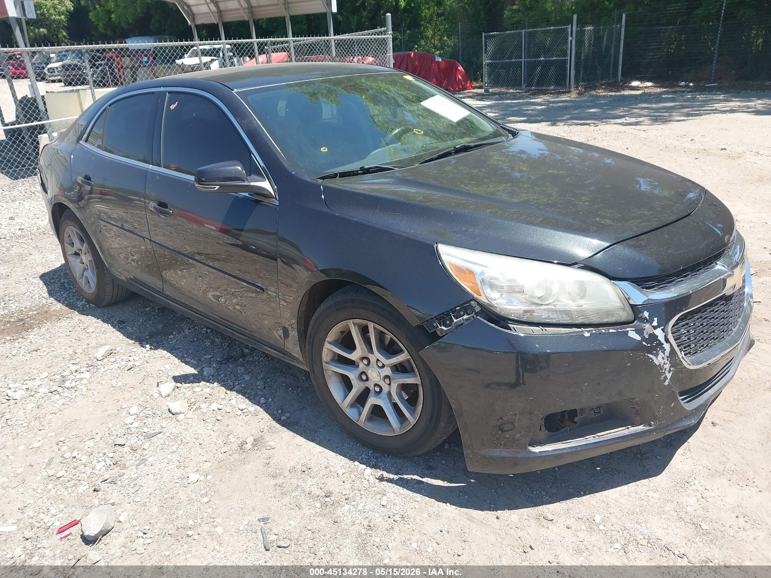 2015 Chevrolet Malibu 1lt Black vin: 1G11C5SL3FF321061