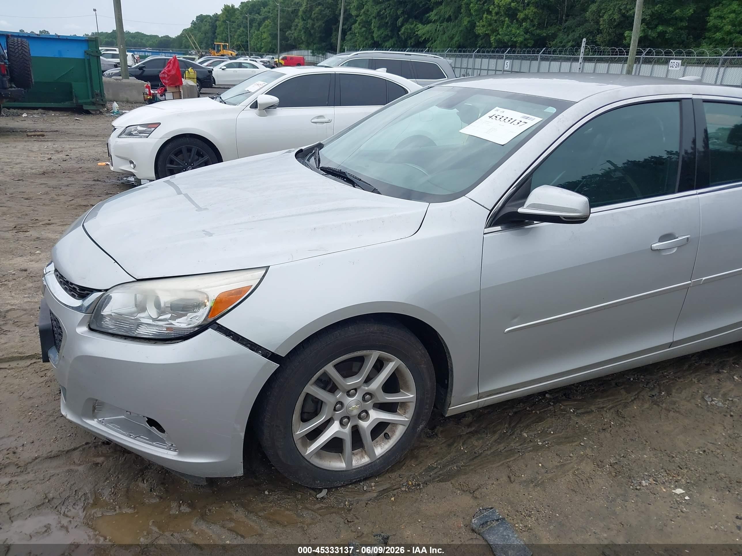 2015 Chevrolet Malibu 1lt Серебряный vin: 1G11C5SL3FF325207