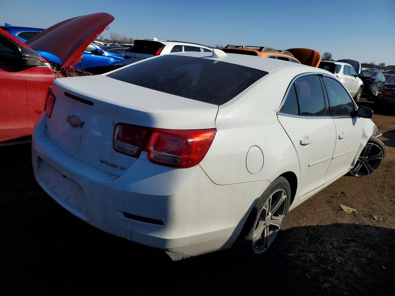 2015 Chevrolet Malibu 1lt White vin: 1G11C5SL3FU150310