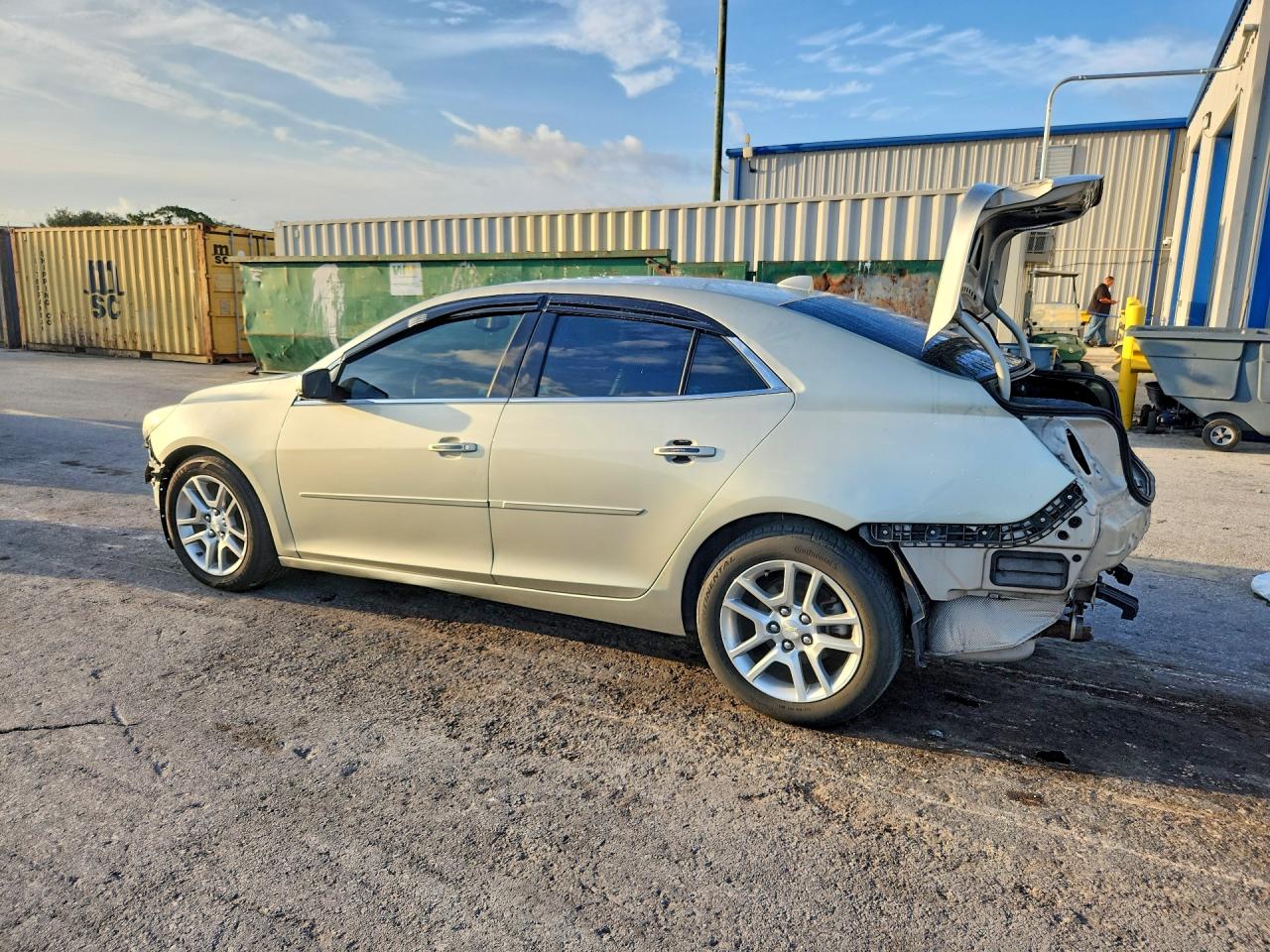 2014 Chevrolet Malibu 1lt Silver vin: 1G11C5SL4EF149895
