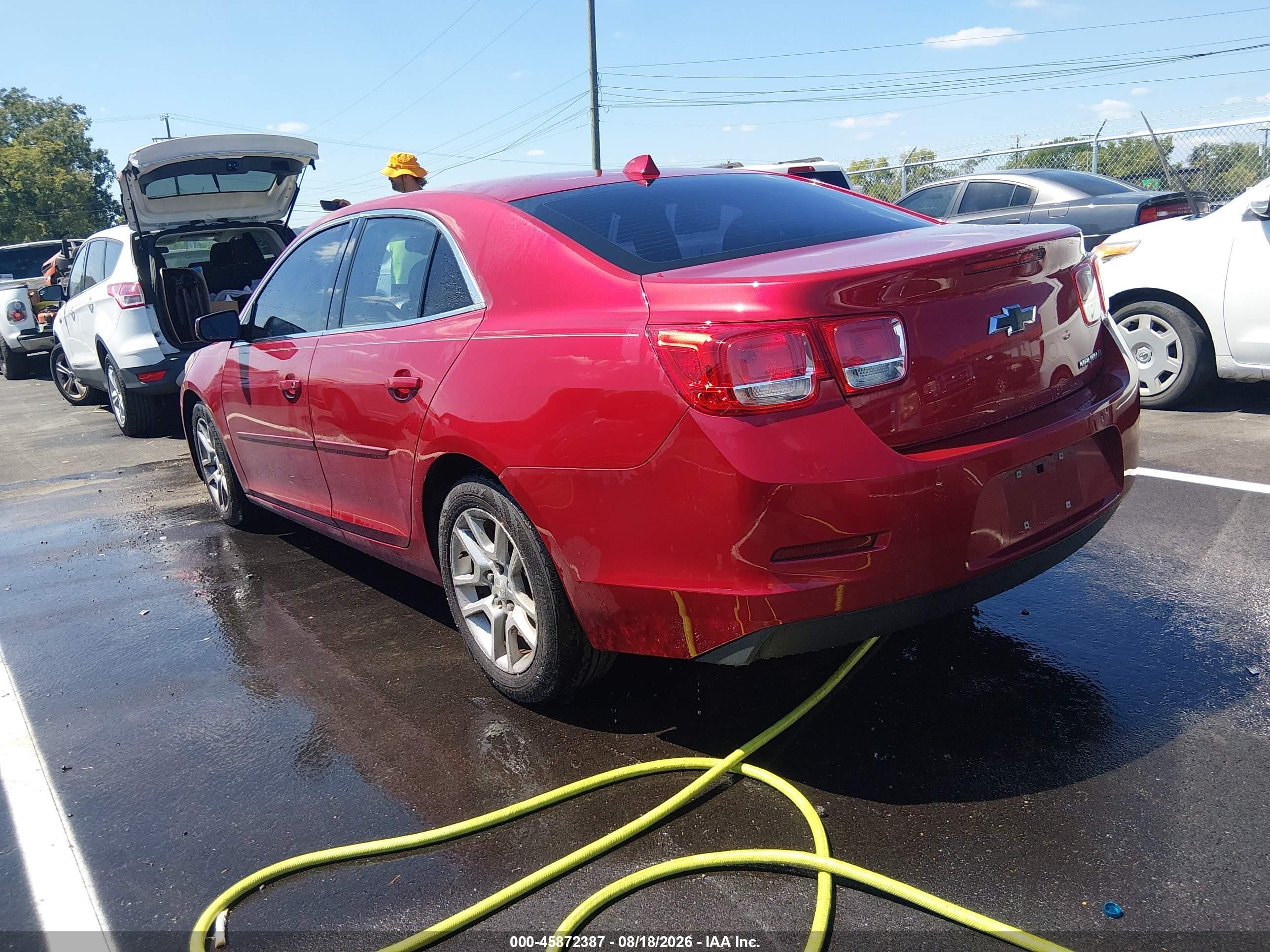 2014 Chevrolet Malibu 1lt Red vin: 1G11C5SL4EF183223