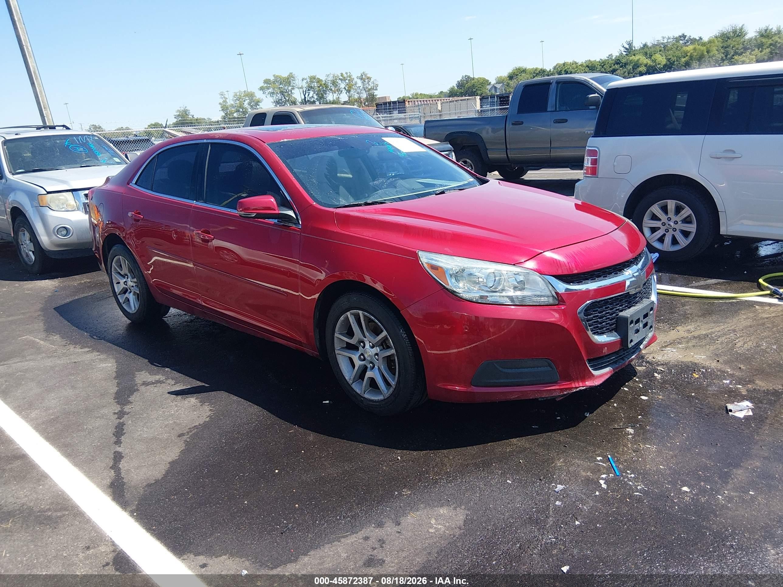 2014 Chevrolet Malibu 1lt Red vin: 1G11C5SL4EF183223