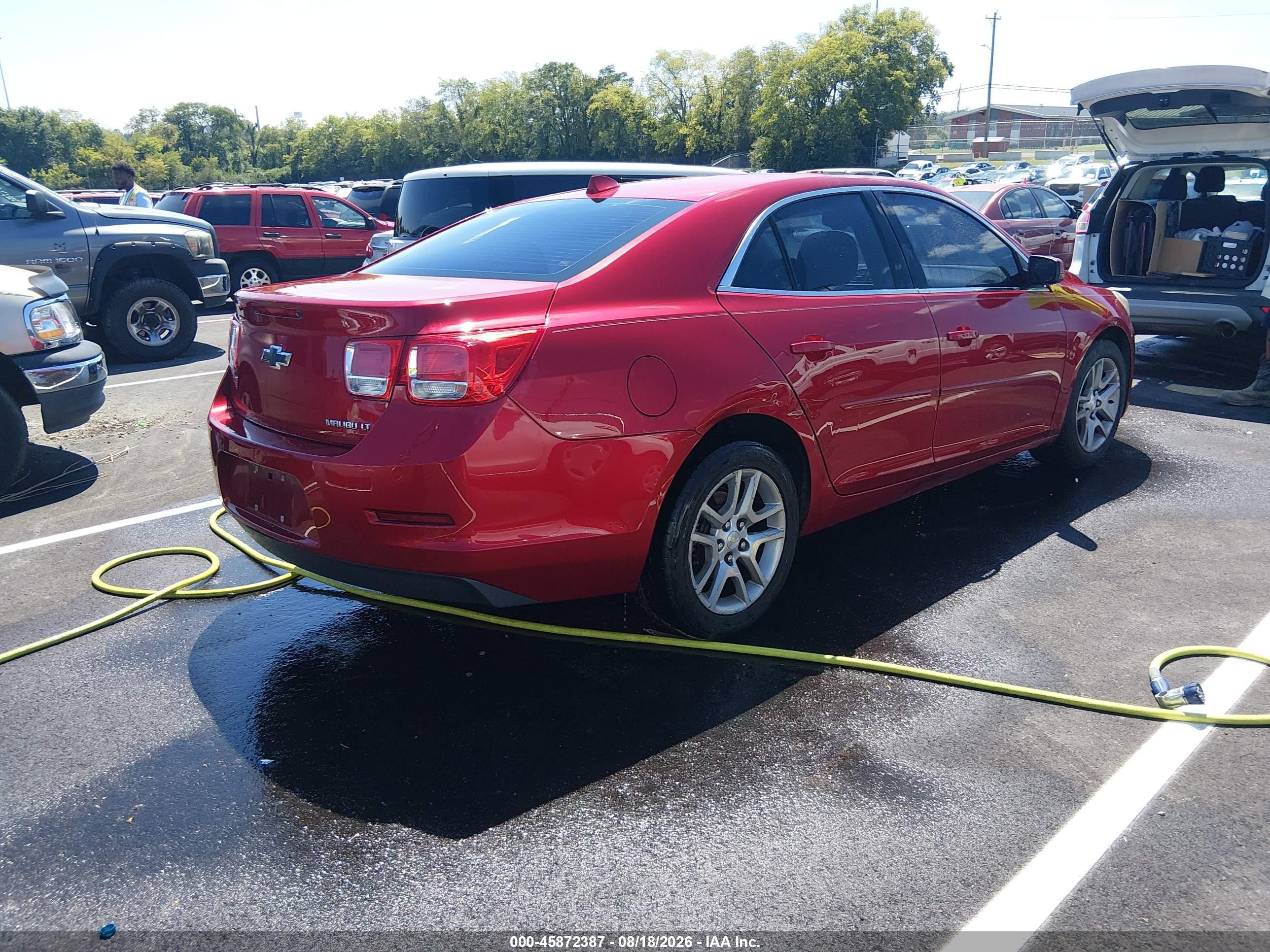 2014 Chevrolet Malibu 1lt Red vin: 1G11C5SL4EF183223