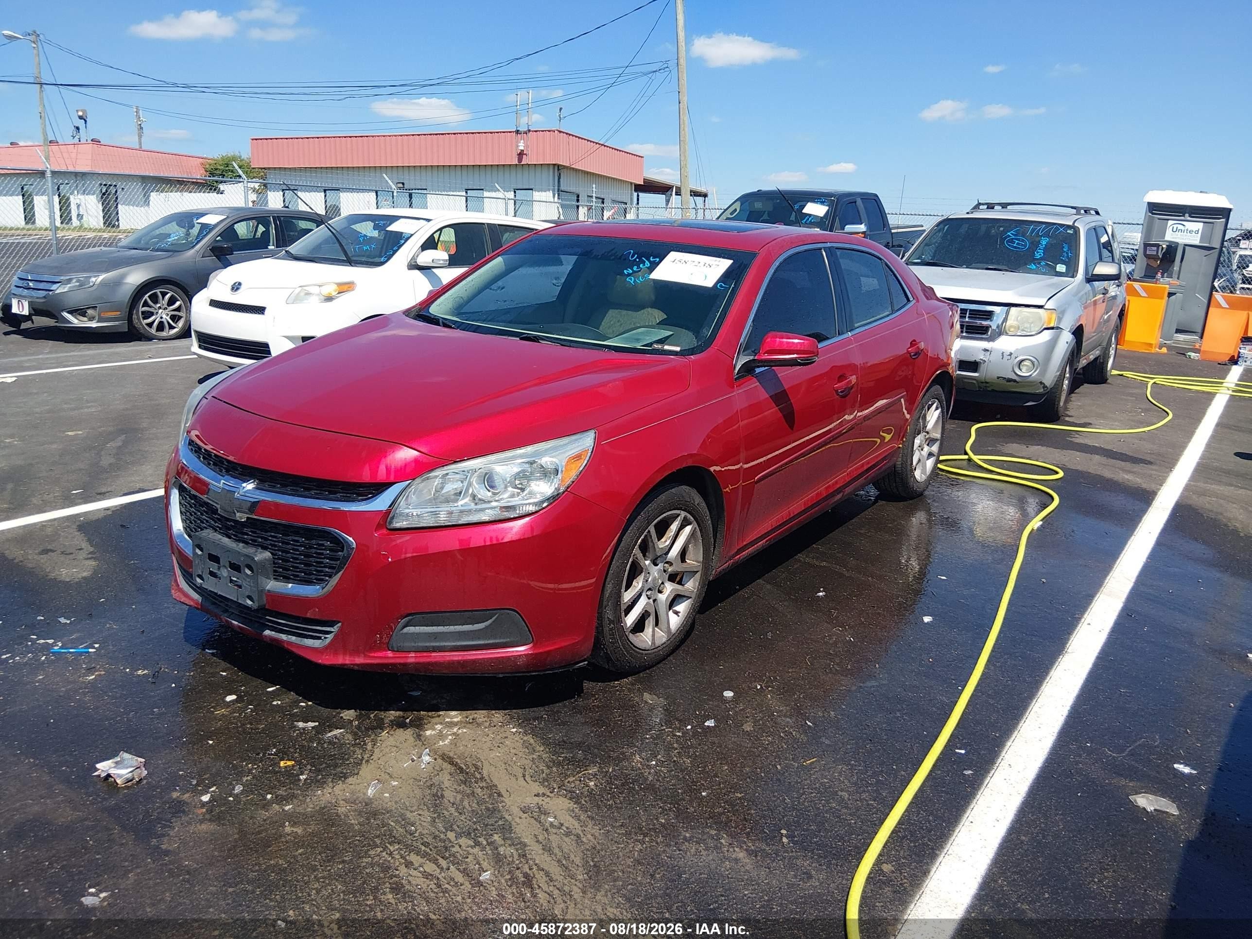 2014 Chevrolet Malibu 1lt Red vin: 1G11C5SL4EF183223