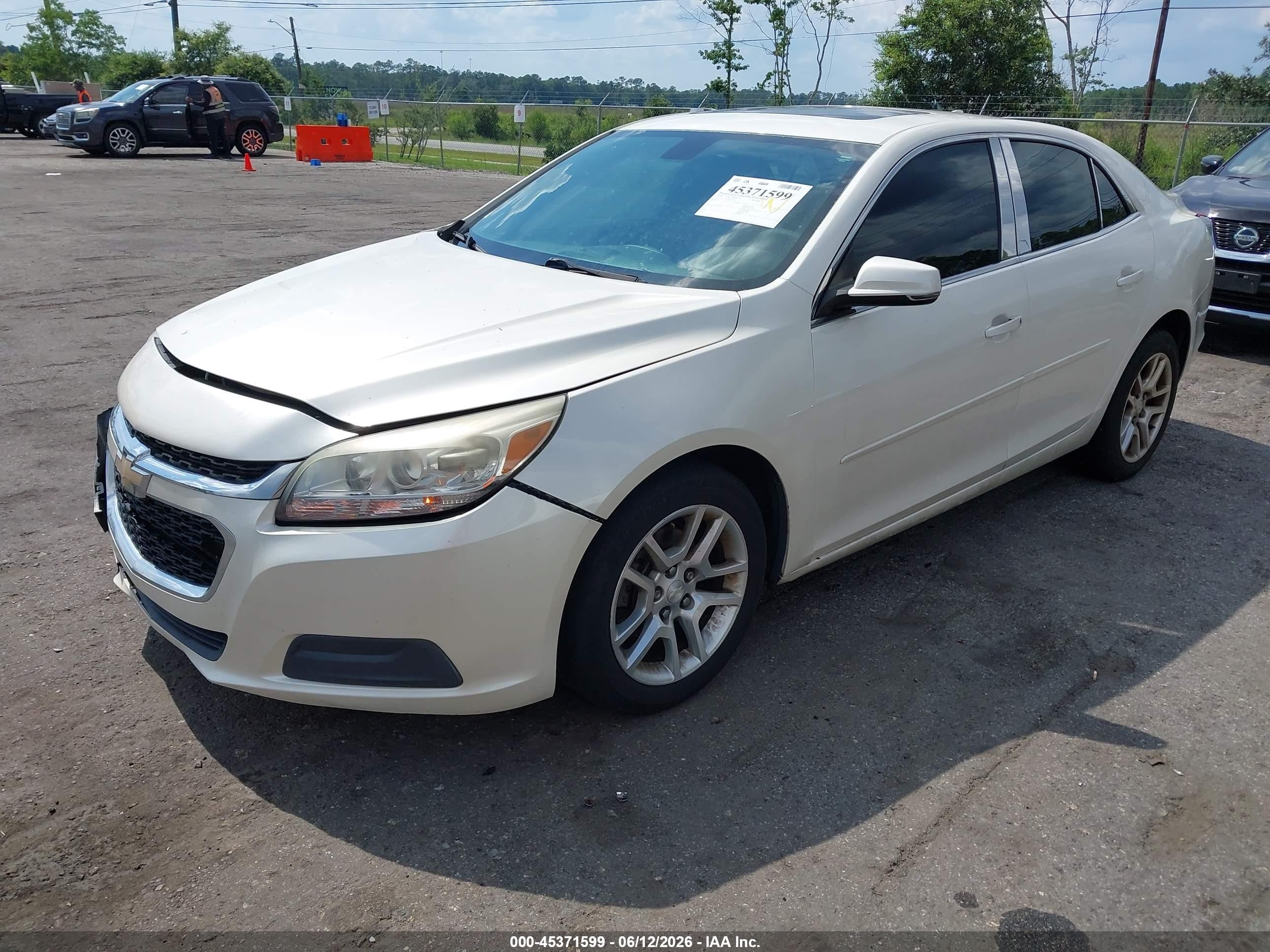 2014 Chevrolet Malibu 1lt White vin: 1G11C5SL4EF271303