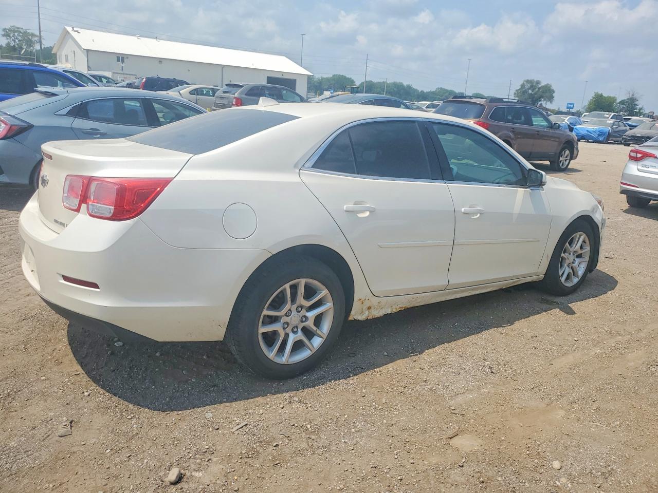 2014 Chevrolet Malibu 1lt White vin: 1G11C5SL4EF274539