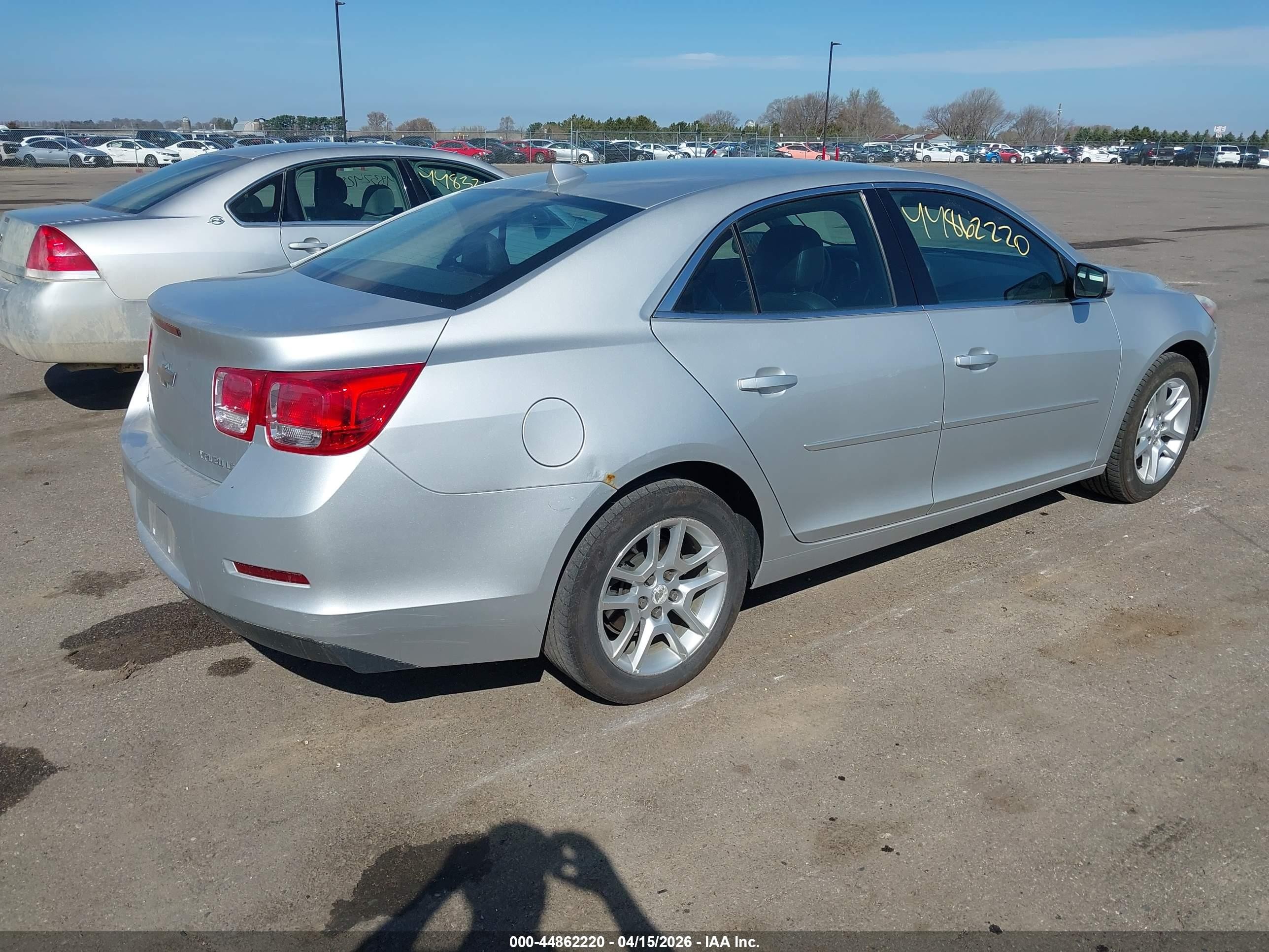 2014 Chevrolet Malibu 1lt Silver vin: 1G11C5SL4EF301836