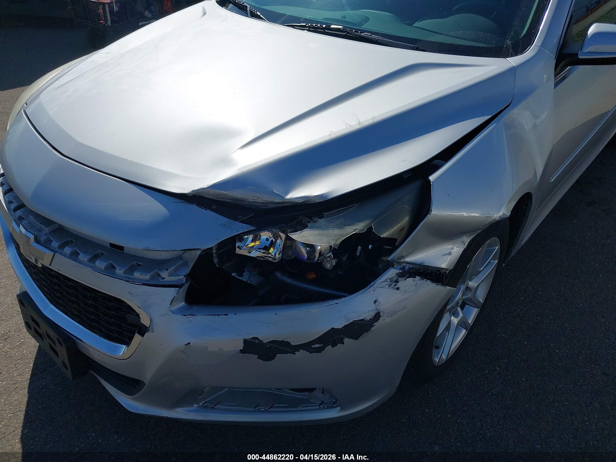 2014 Chevrolet Malibu 1lt Silver vin: 1G11C5SL4EF301836