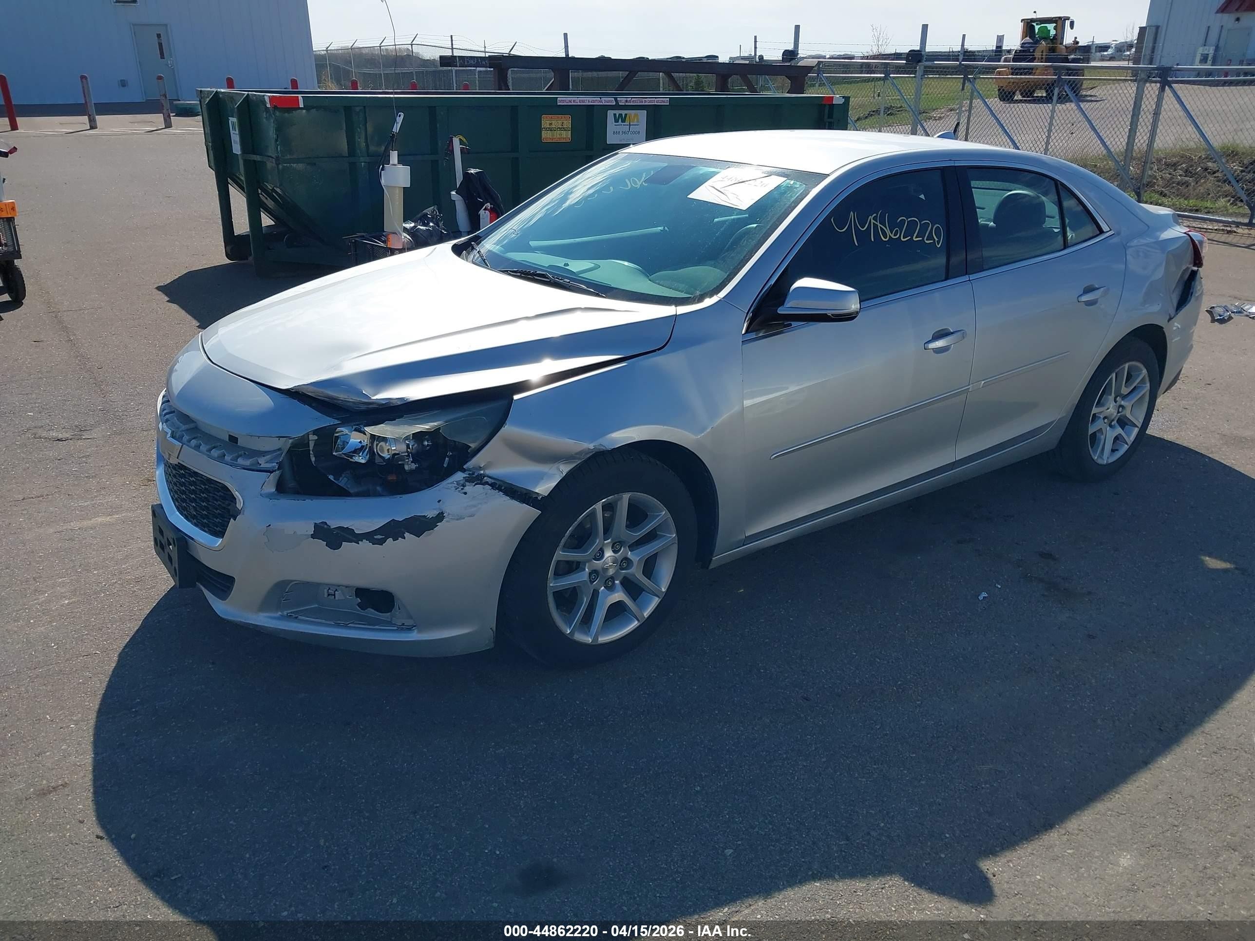 2014 Chevrolet Malibu 1lt Silver vin: 1G11C5SL4EF301836