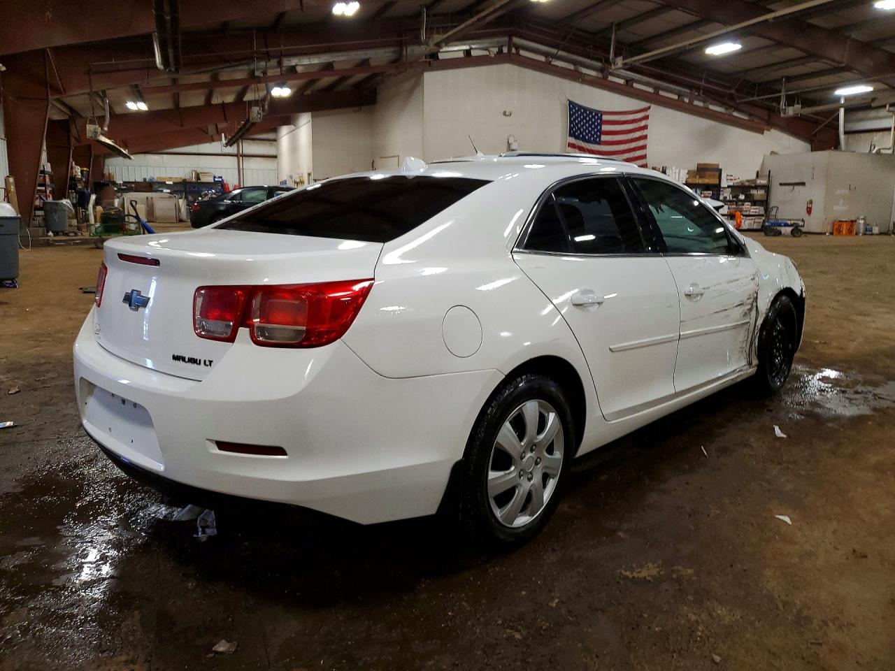 2014 Chevrolet Malibu 1lt White vin: 1G11C5SL4EU163971