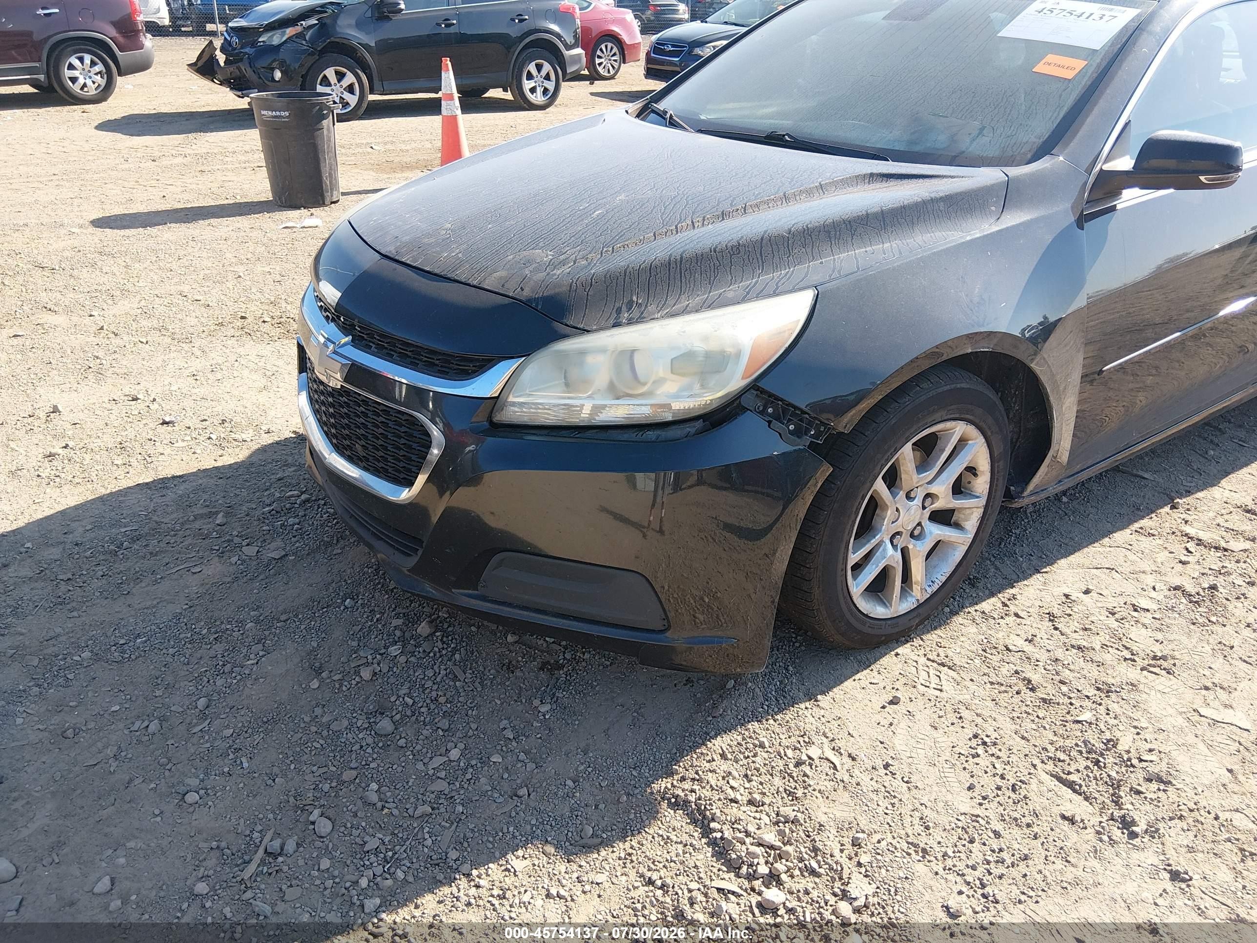 2015 Chevrolet Malibu 1lt Black vin: 1G11C5SL4FF100911