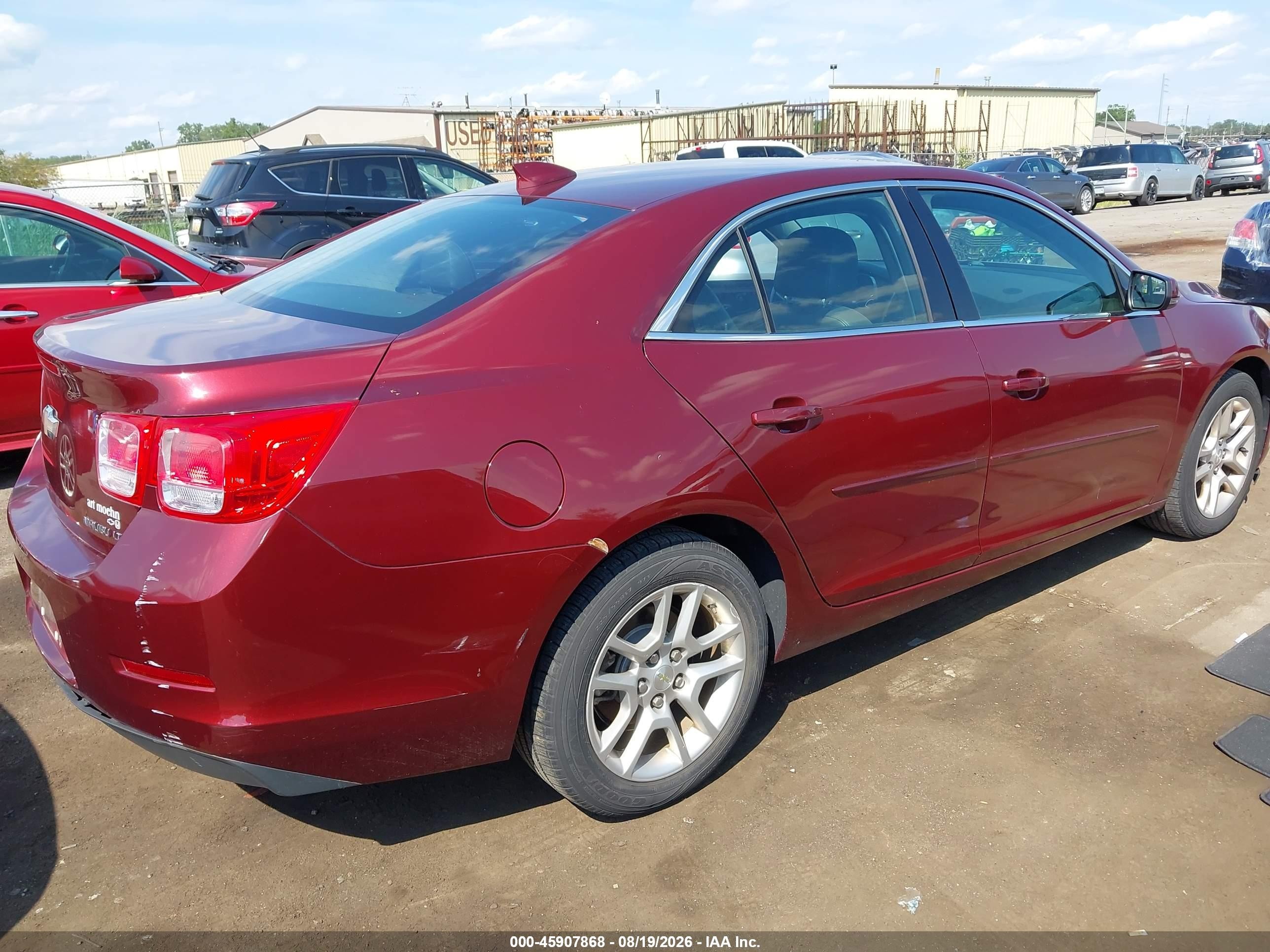 2015 Chevrolet Malibu 1lt Burgundy vin: 1G11C5SL4FF107616