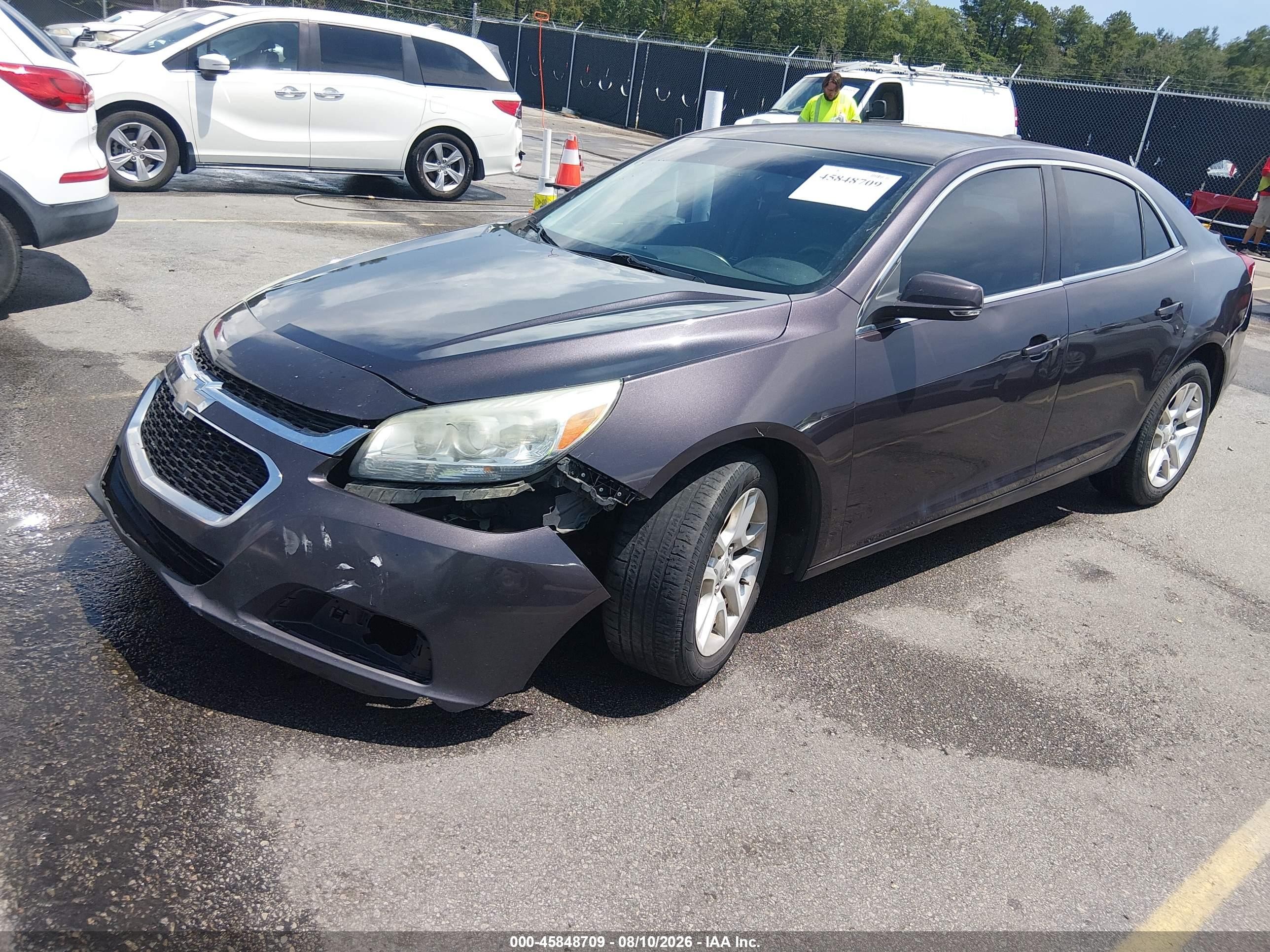 2015 Chevrolet Malibu 1lt Gray vin: 1G11C5SL4FF134301