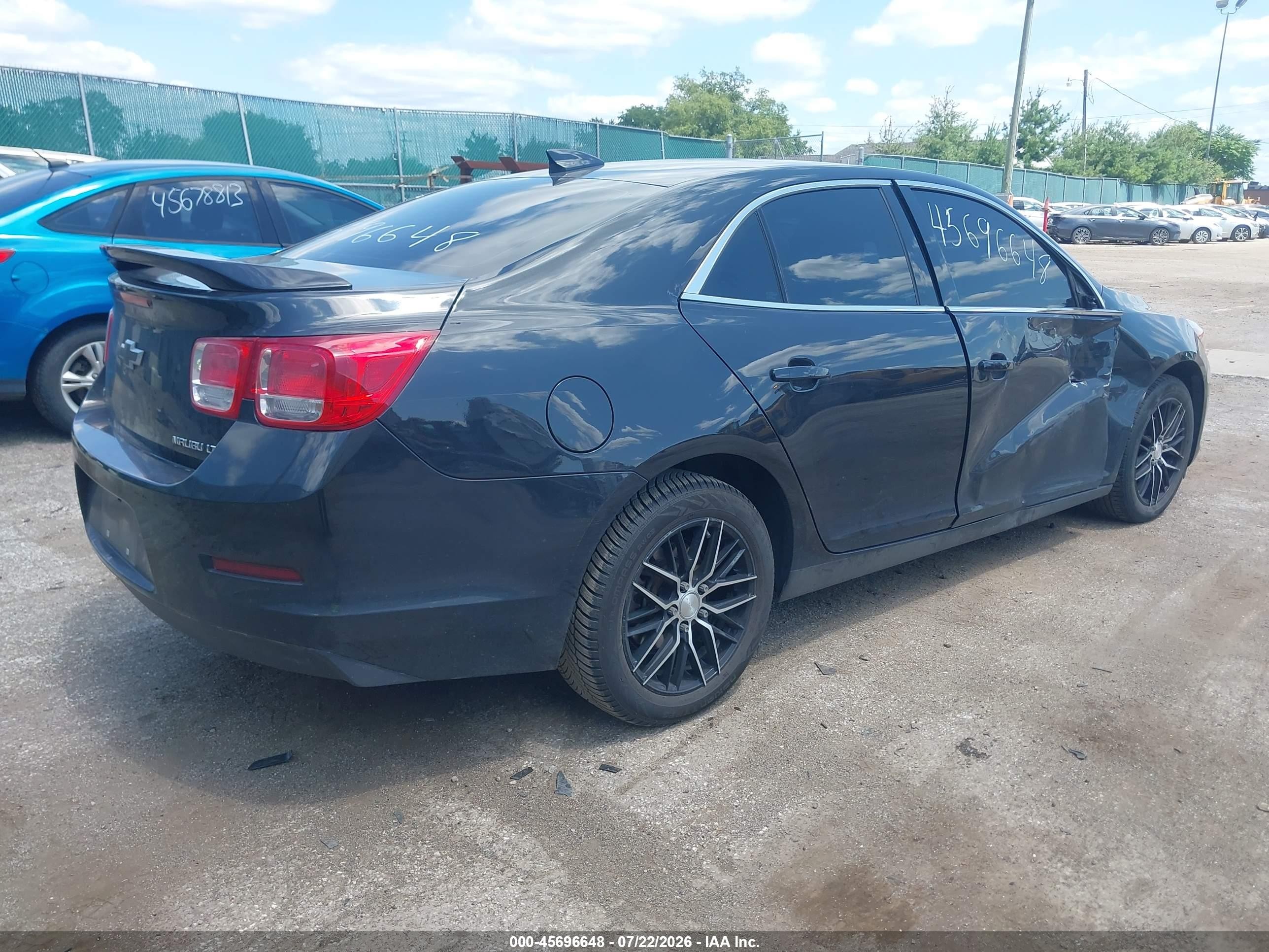 2015 Chevrolet Malibu 1lt Черный vin: 1G11C5SL4FF185118