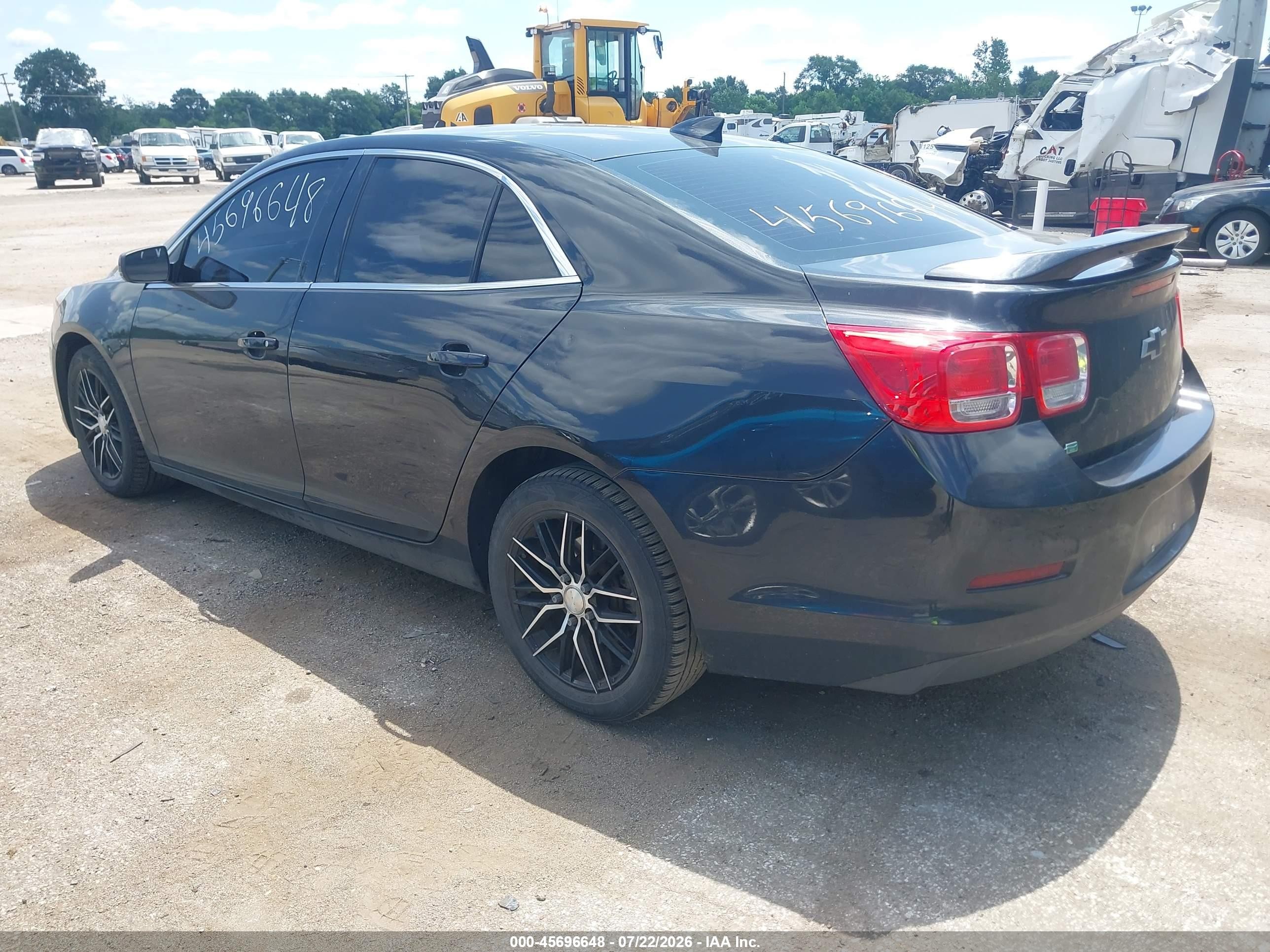 2015 Chevrolet Malibu 1lt Черный vin: 1G11C5SL4FF185118