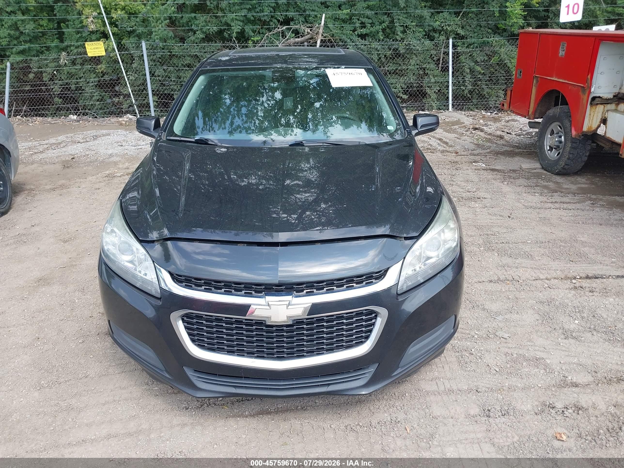 2015 Chevrolet Malibu 1lt Серый vin: 1G11C5SL4FF200846