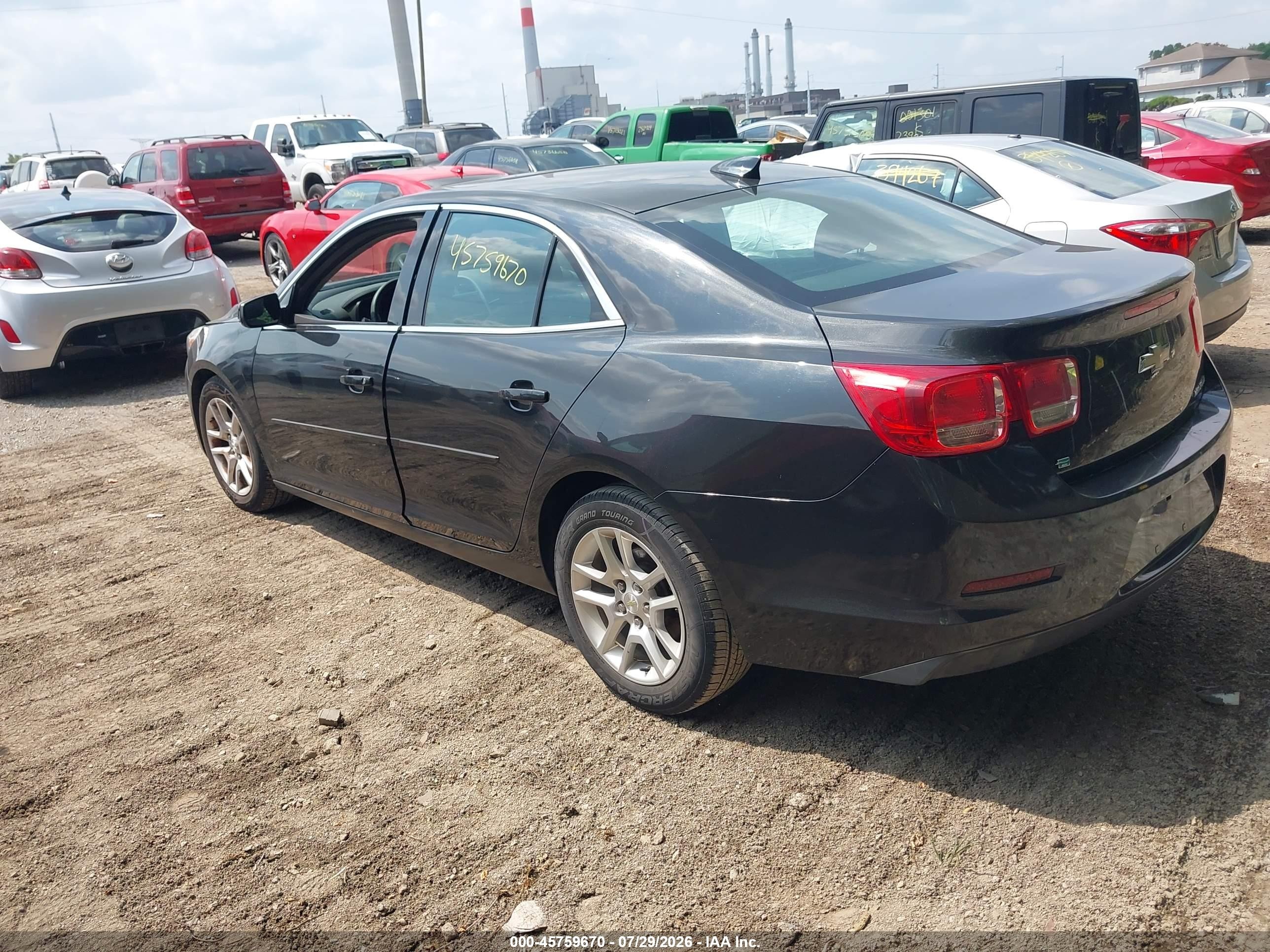 2015 Chevrolet Malibu 1lt Серый vin: 1G11C5SL4FF200846