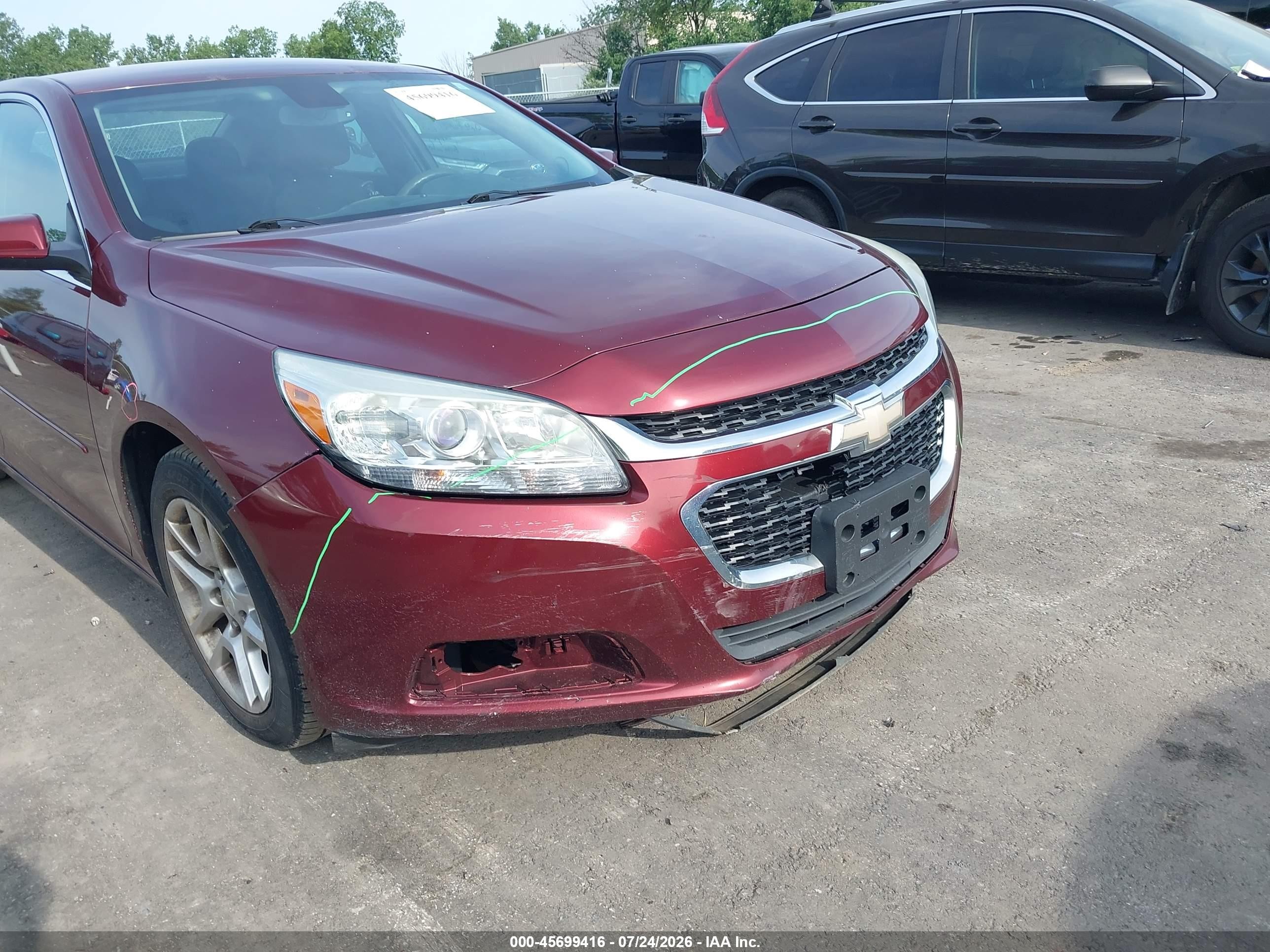 2015 Chevrolet Malibu 1lt Burgundy vin: 1G11C5SL4FF205447