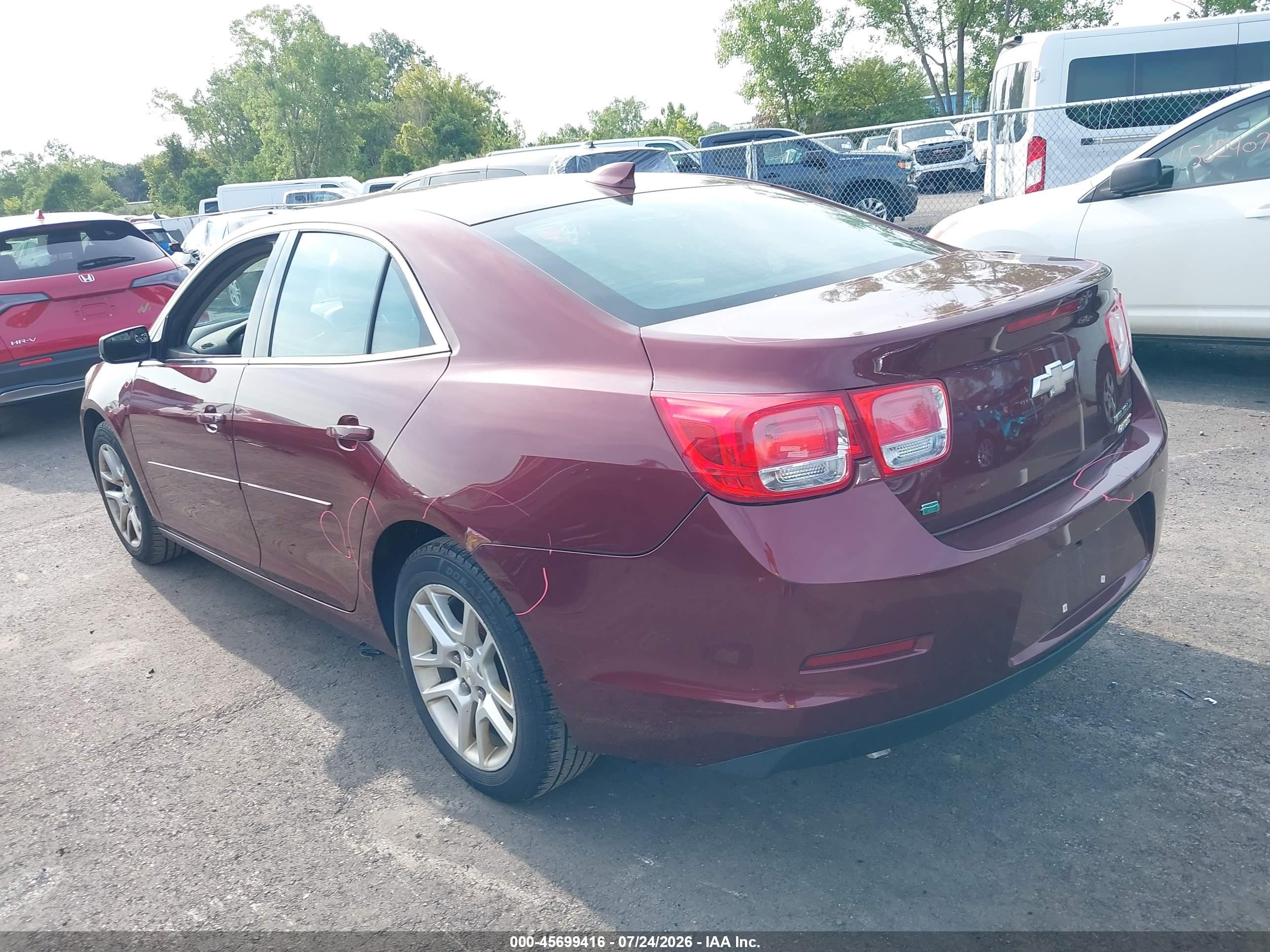 2015 Chevrolet Malibu 1lt Burgundy vin: 1G11C5SL4FF205447