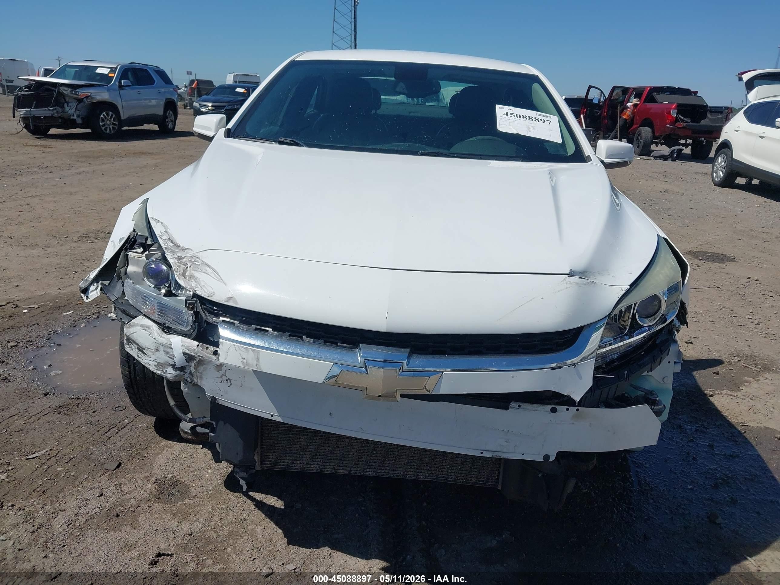 2015 Chevrolet Malibu 1lt White vin: 1G11C5SL4FF209126
