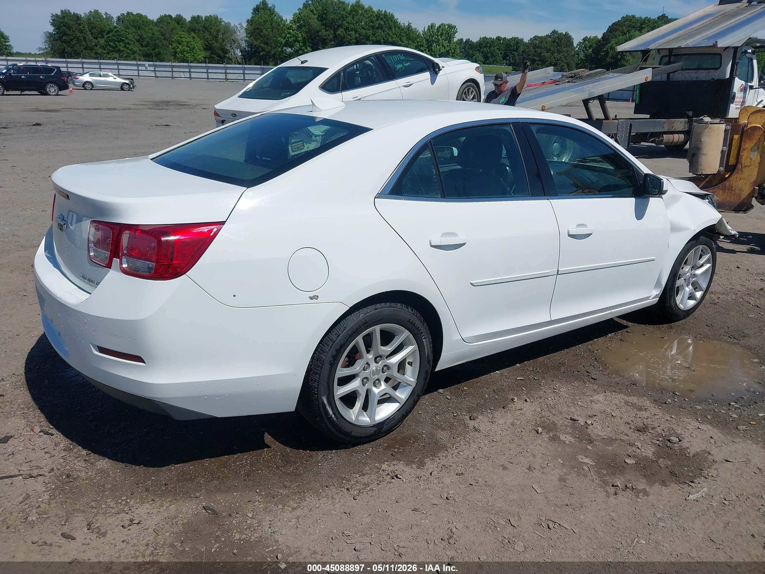 2015 Chevrolet Malibu 1lt White vin: 1G11C5SL4FF209126