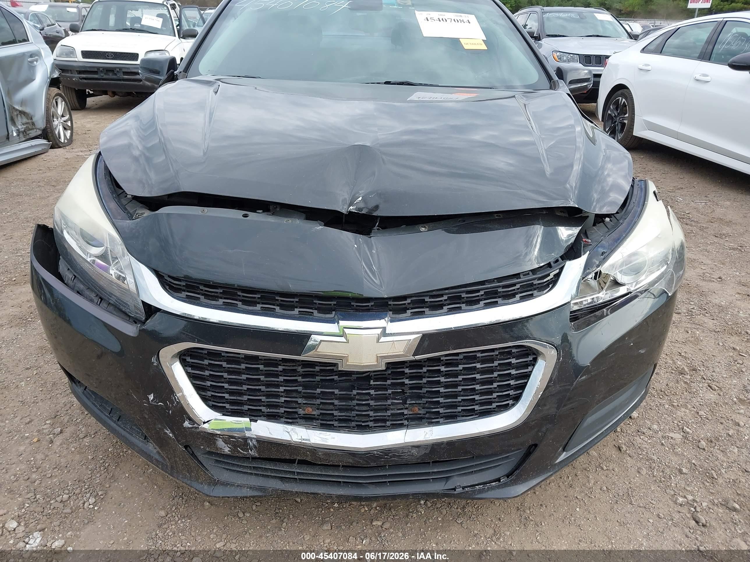 2015 Chevrolet Malibu 1lt Black vin: 1G11C5SL4FF276177