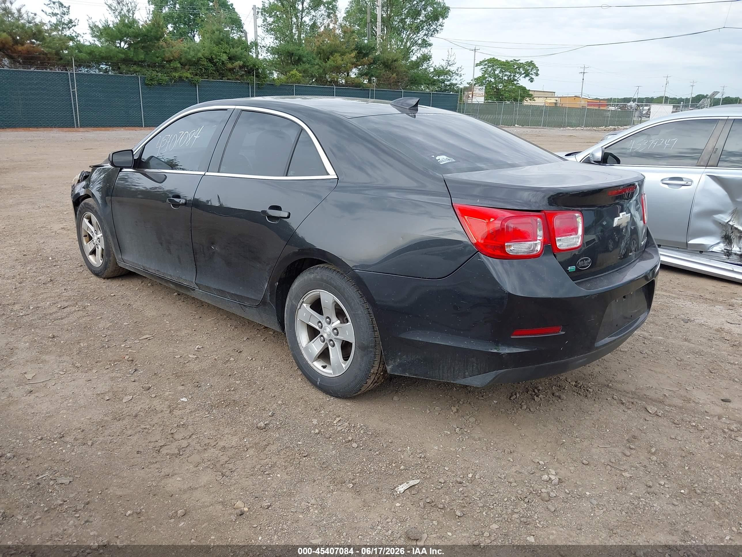 2015 Chevrolet Malibu 1lt Black vin: 1G11C5SL4FF276177