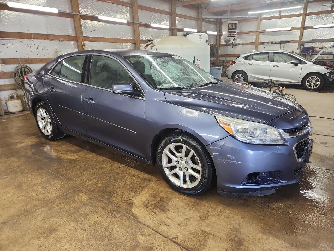 2015 Chevrolet Malibu 1lt Blue vin: 1G11C5SL4FF276857 Damage: Front Bumper/Cover, Scraped, 9 To 10 Inches