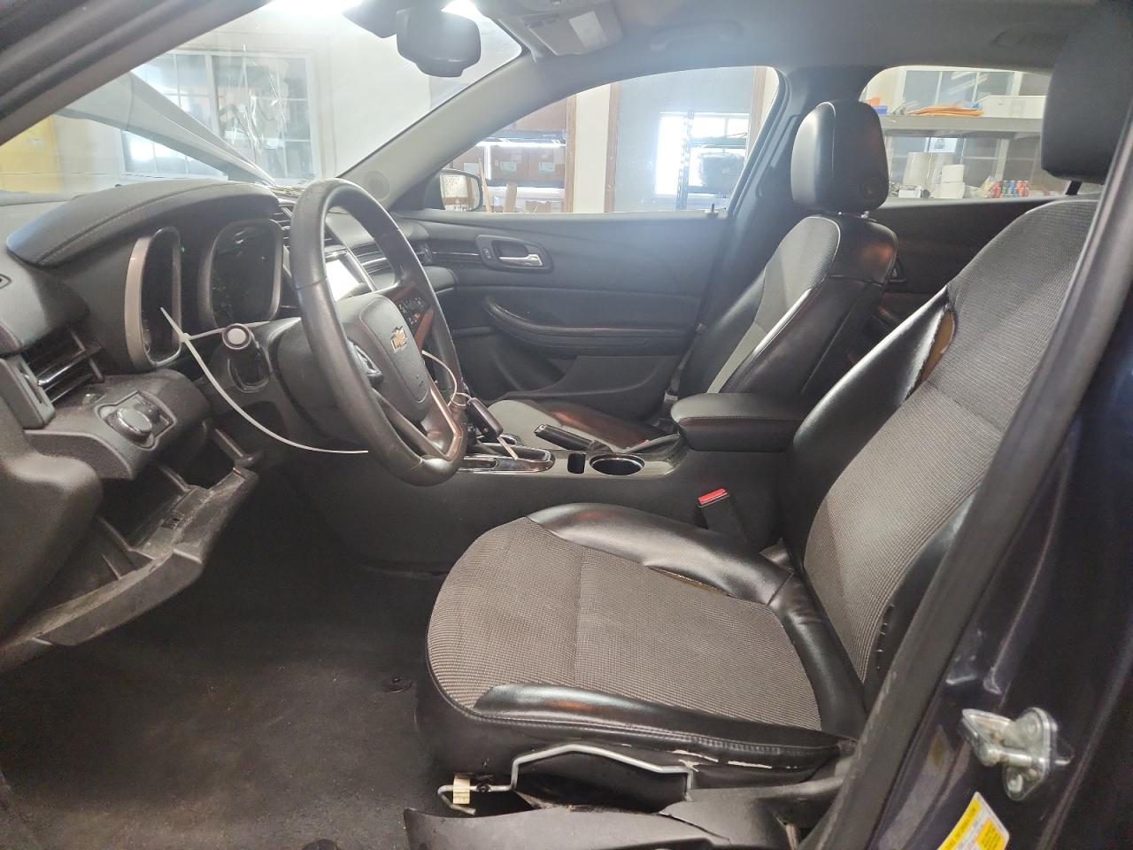 2015 Chevrolet Malibu 1lt Blue vin: 1G11C5SL4FF276857 Damage: Left Front Seat, Torn, > 12 Inches